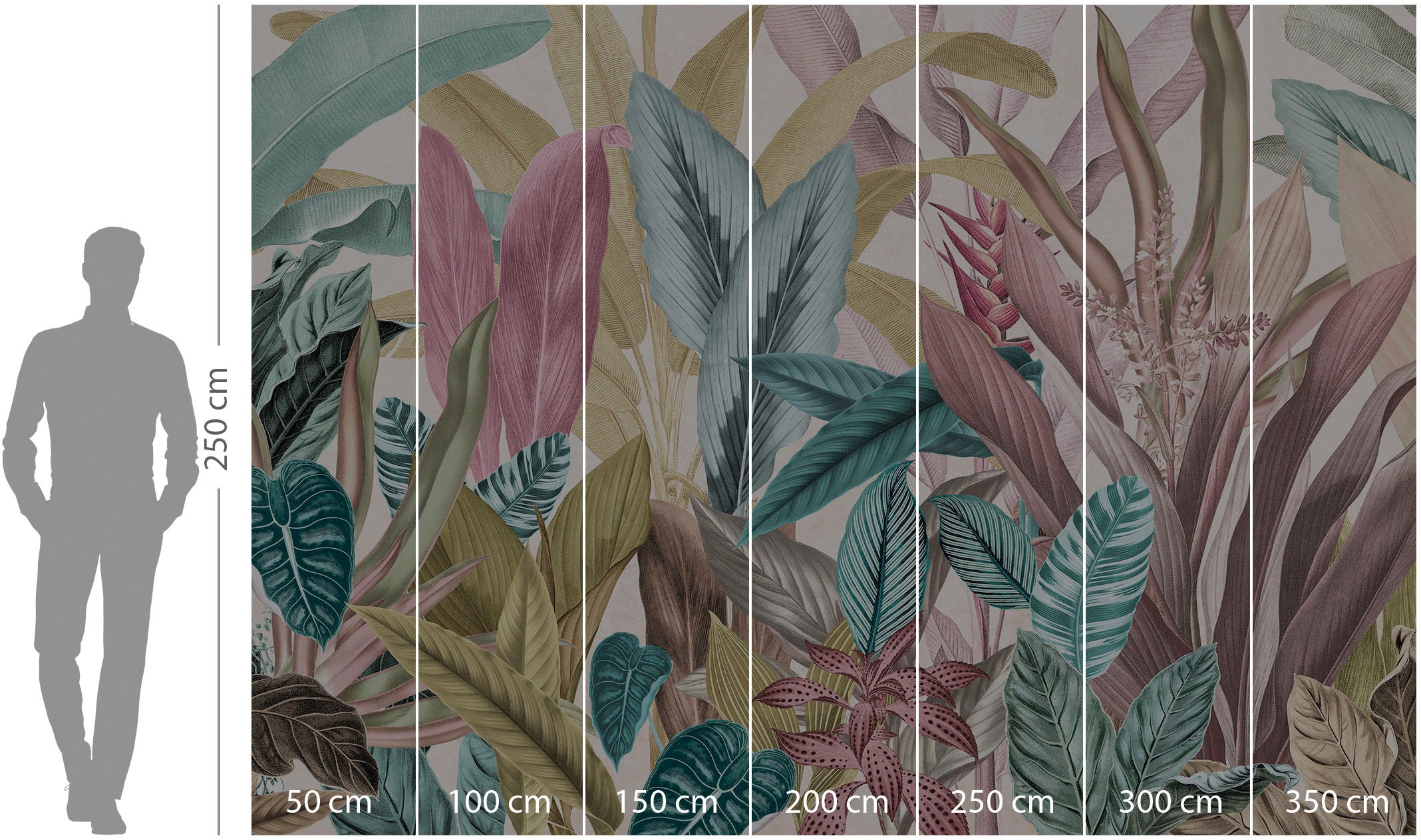 Komar Vliestapete »Digitaldruck Vlies - Mathilda - Größe 350 x 250 cm«, bedruckt, Wohnzimmer, Schlafzimmer