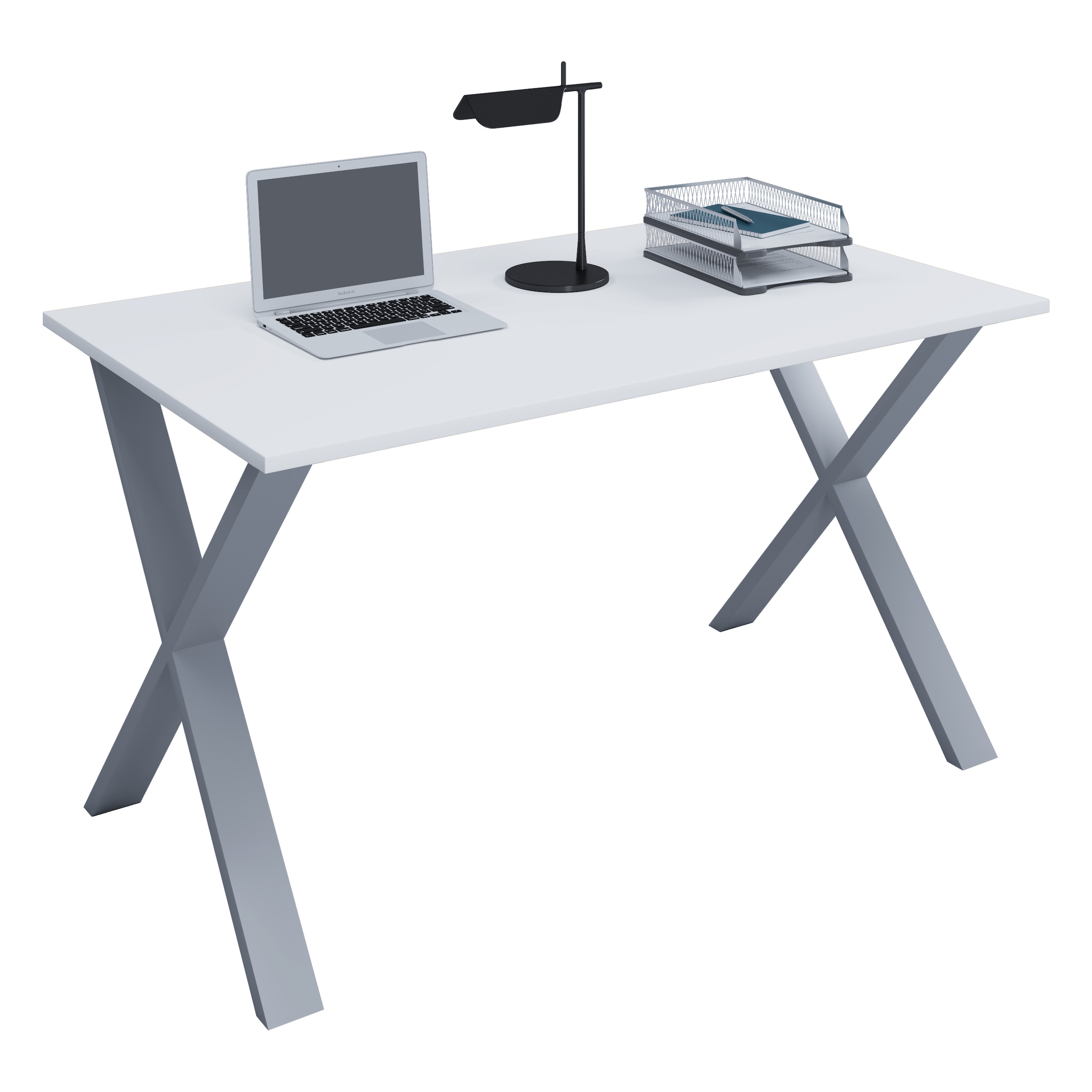 VCM Schreibtisch "Schreibtisch Bürotisch Computertisch 140x50 Lona X" 1 Stk. tlg.