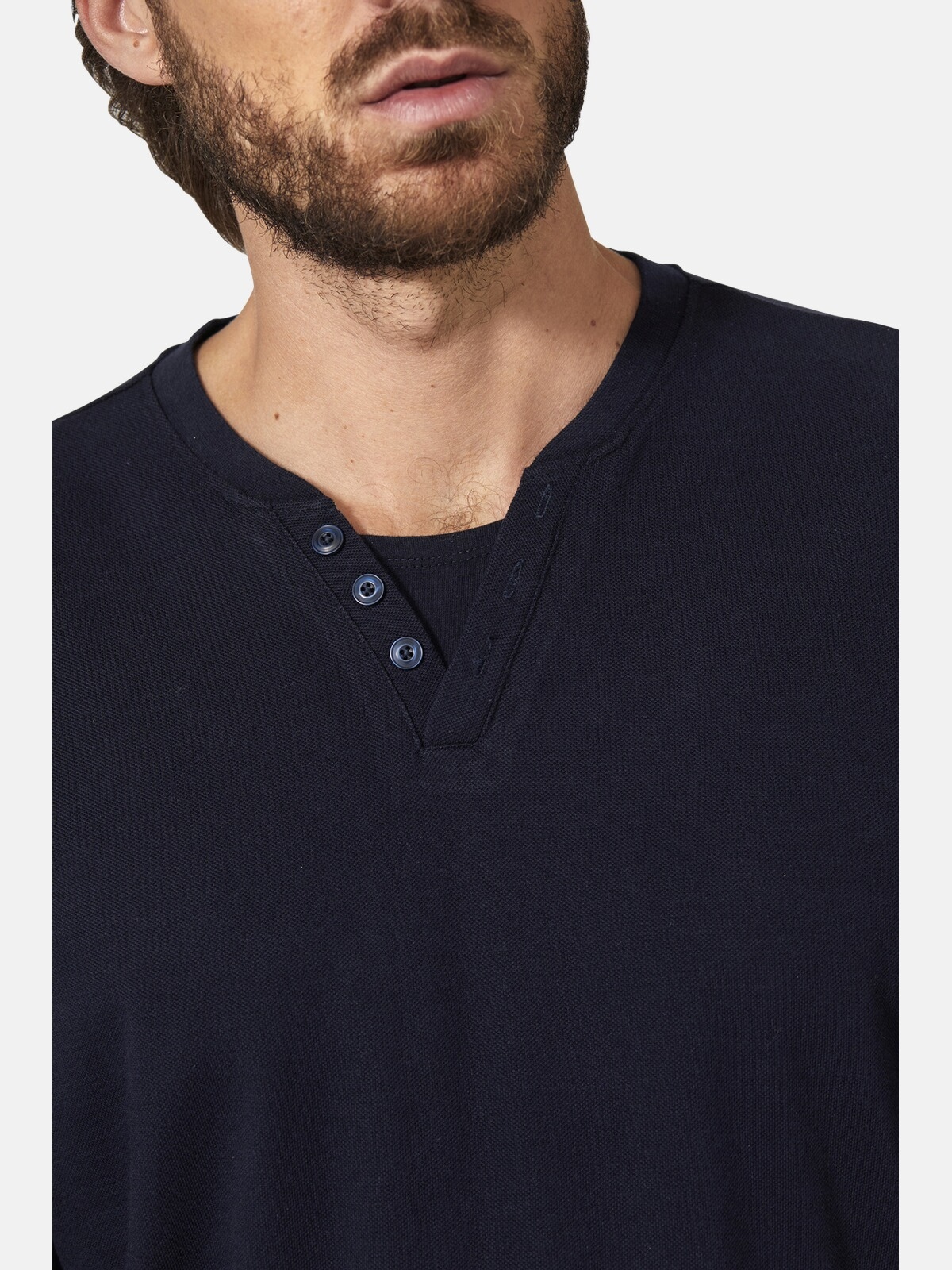 Babista Poloshirt »Langarmshirt HIROTTO«, (1 tlg.), mit Ellenbogenpatches