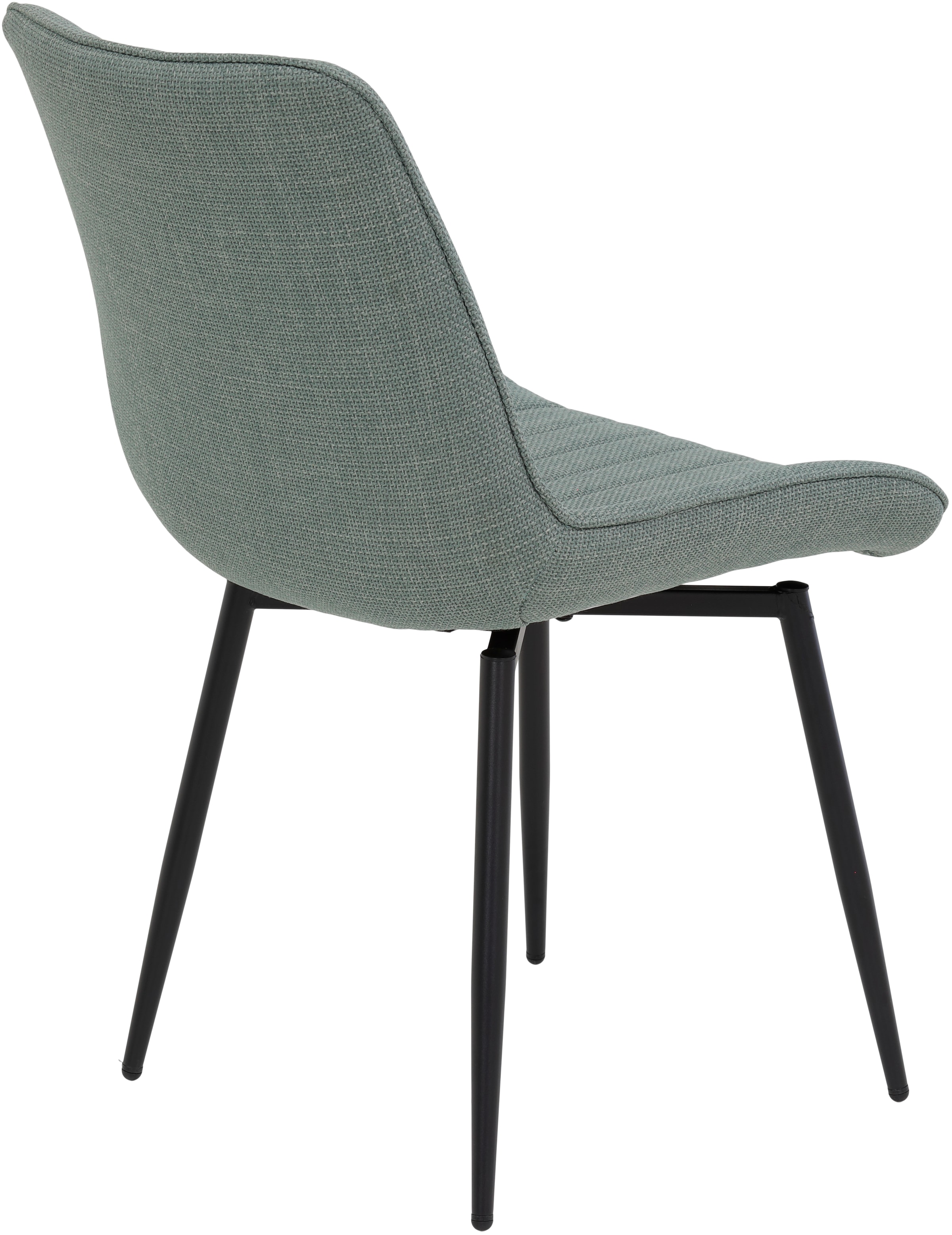 HELA Drehstuhl »Vierfußstuhl BERGEN«, (Set), 4 St., Webstoff, Esszimmerstuhl, XL-Sitzbreite, 360° drehbar