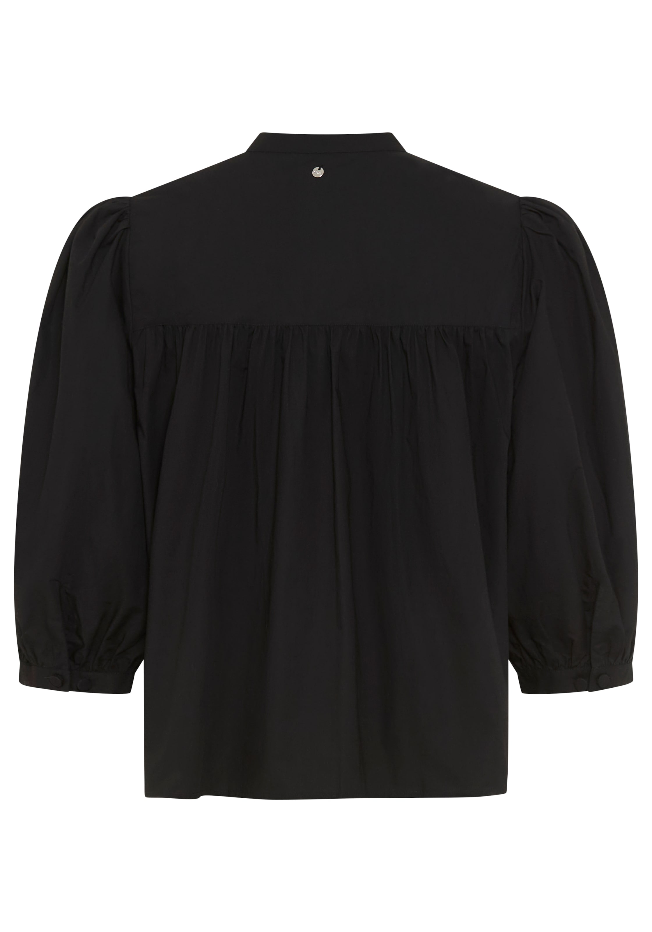 BOSS ORANGE Schlupfbluse »Balet Premium Damenmode« aus Baumwoll-Popeline, Ballonärmel