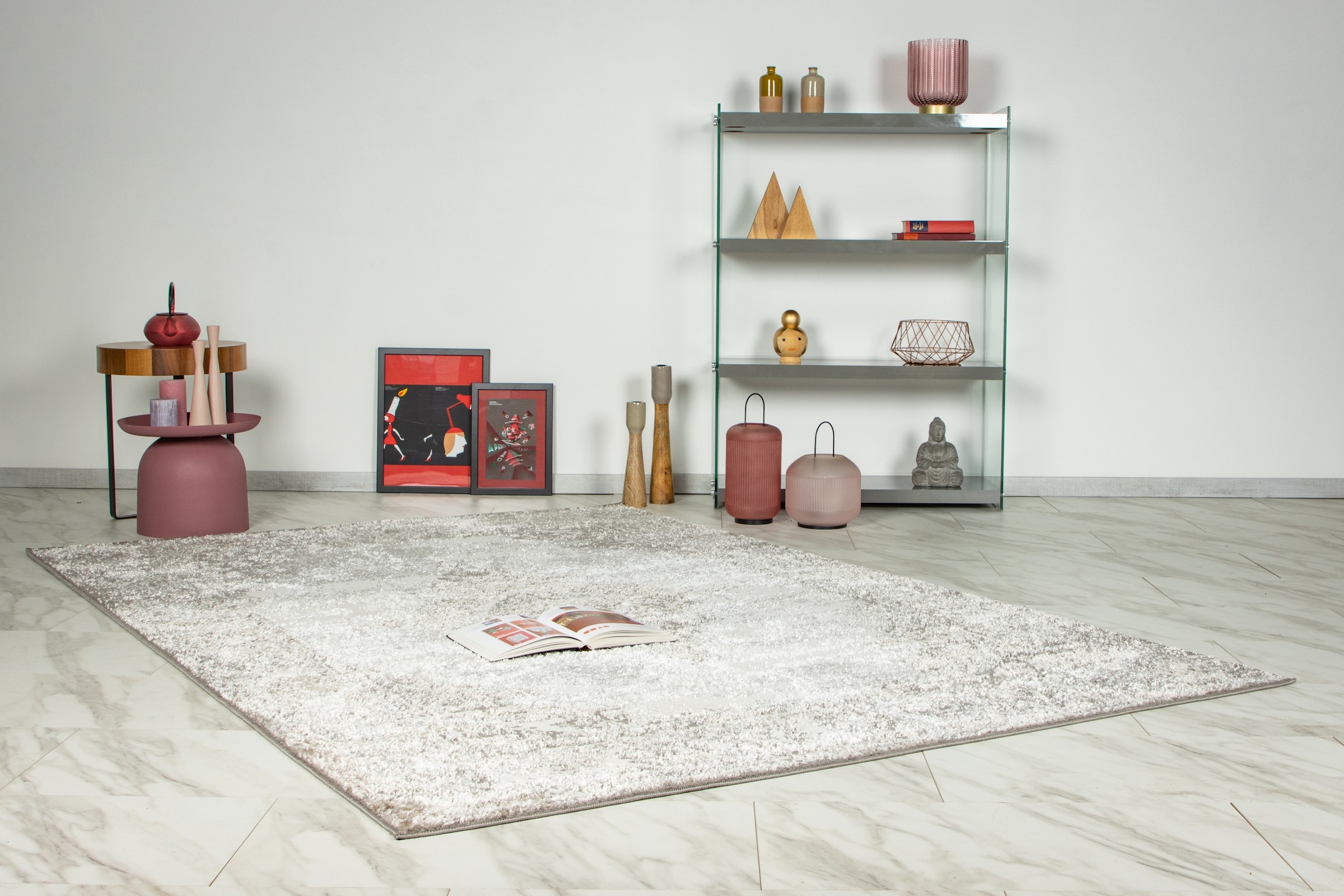 Kayoom Teppich »Catcher 425« rechteckig 11 mm Höhe Kurzflor, Wohnzimmer