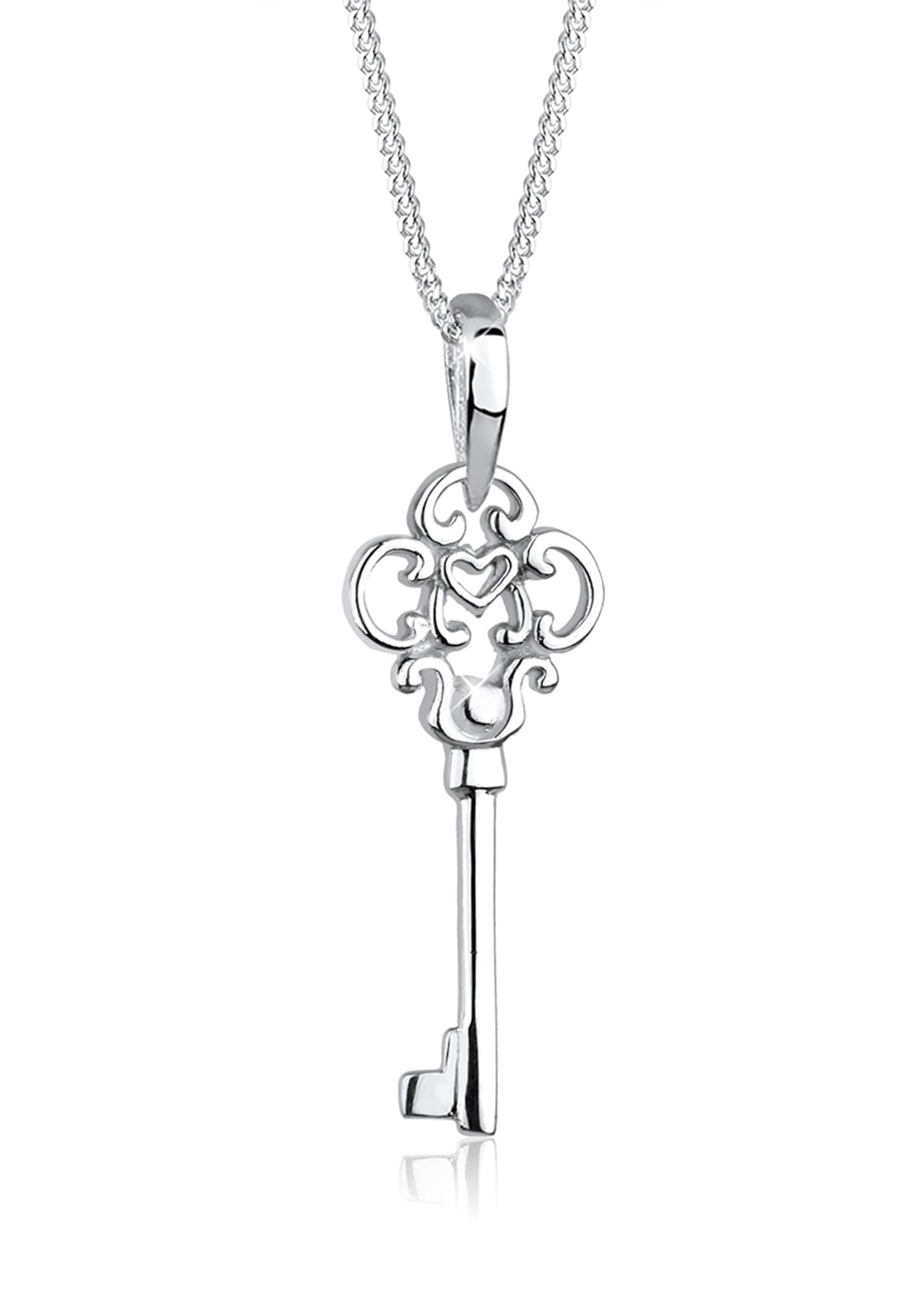 Elli Kette mit Anhänger »Halskette Schlüssel 925 Sterling Silber«
