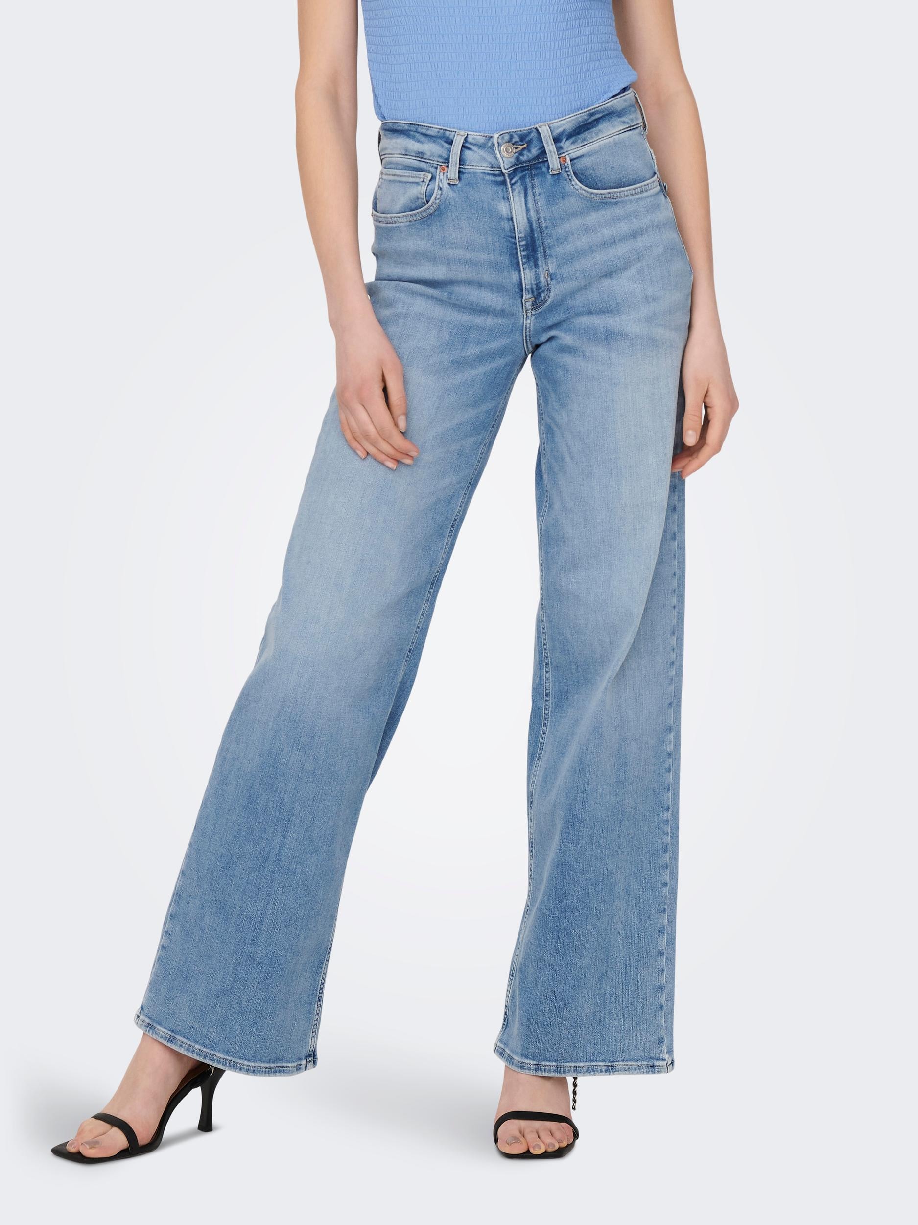 ONLY High-waist-Jeans »ONLMADISON BLUSH HW WIDE DNM CRO371 NOOS« bei