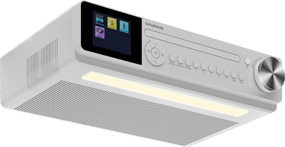 Grundig Küchen-Radio »DKR 2000 BT DAB+ CD«, (Bluetooth Digitalradio (DAB+)-FM-Tuner-FM-Tuner mit RDS 6 W)