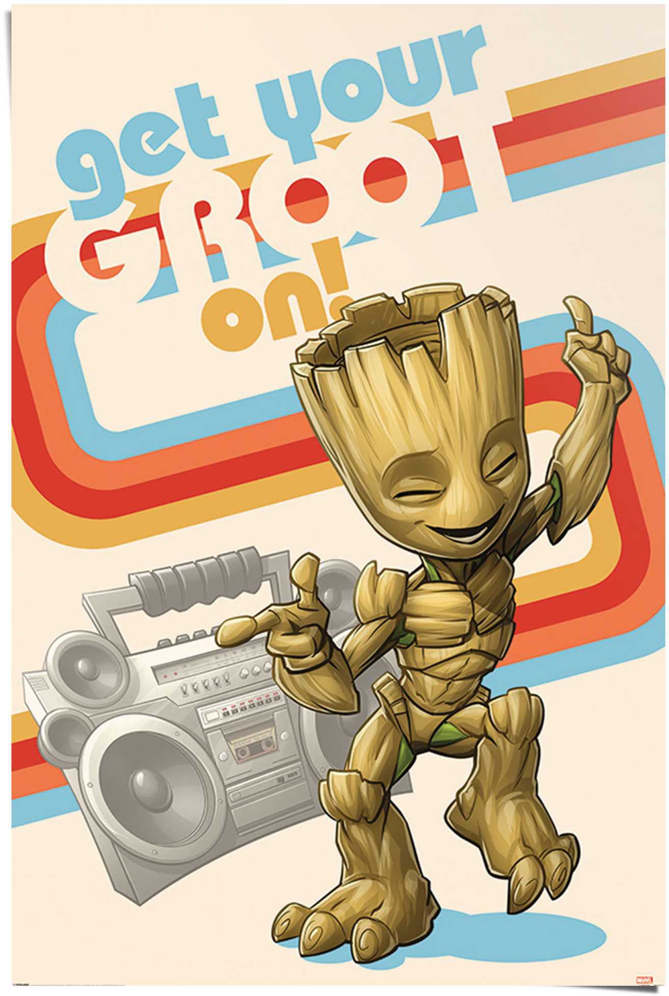 St.) »Get bin Galaxy - Guardians - Baby Groot of Groot«, your Ich Groot Reinders! Poster bequem bestellen on (1 the