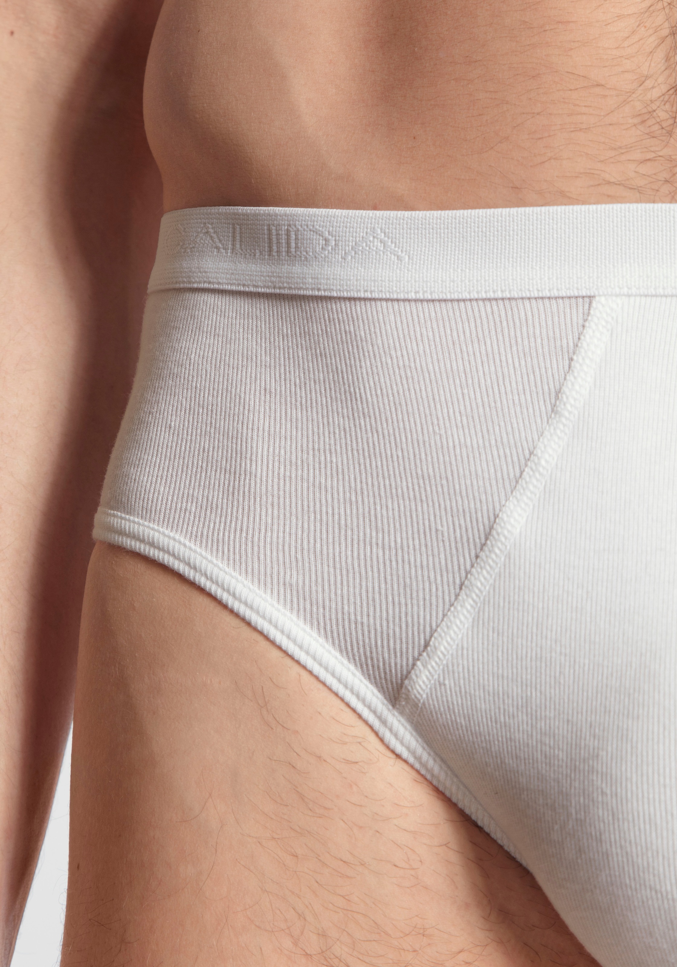 CALIDA Midislip »Cotton 1:1«, mit Softgummi-Logobund