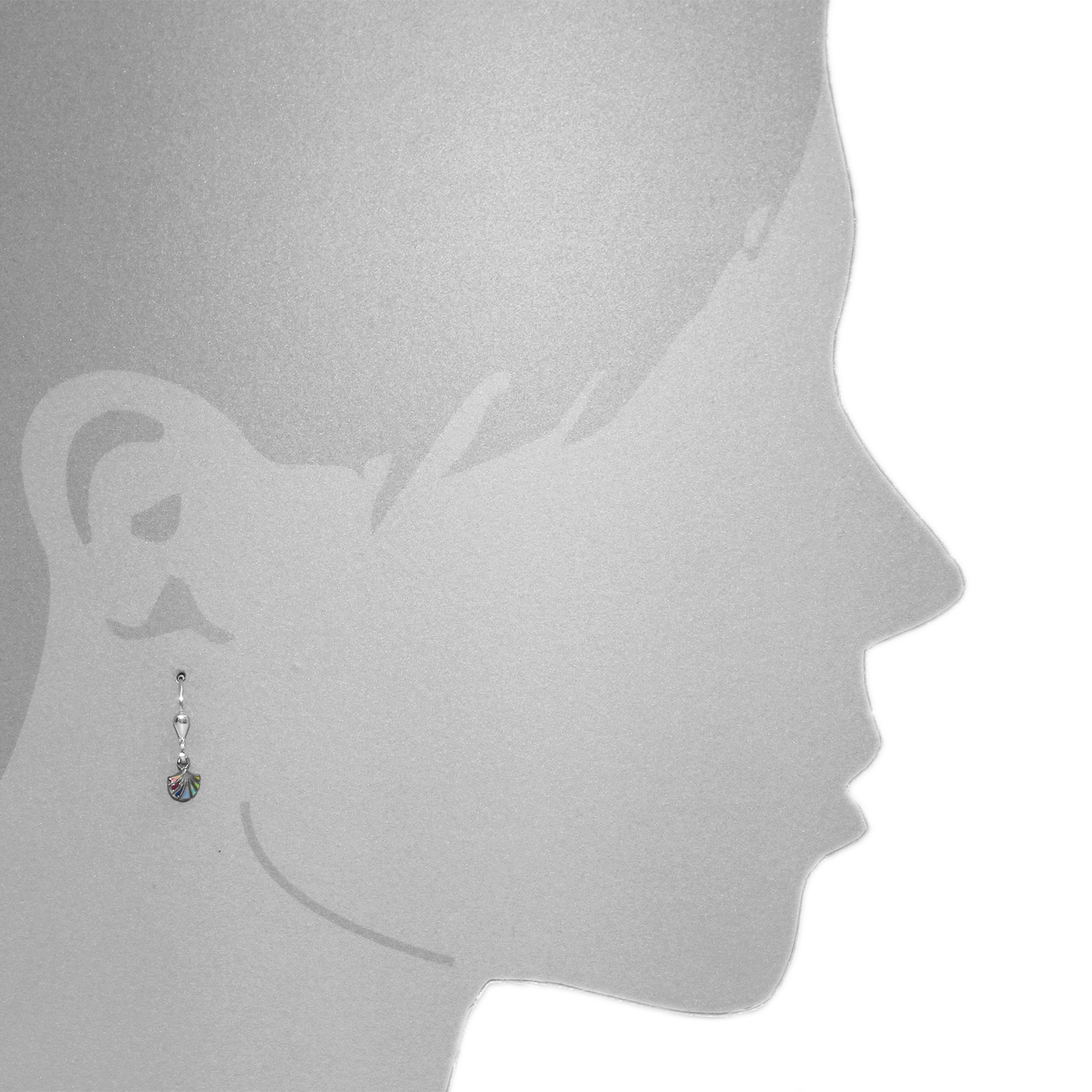 OSTSEE-SCHMUCK Paar Ohrhänger »- Blüte - Silber 925/000 -,«