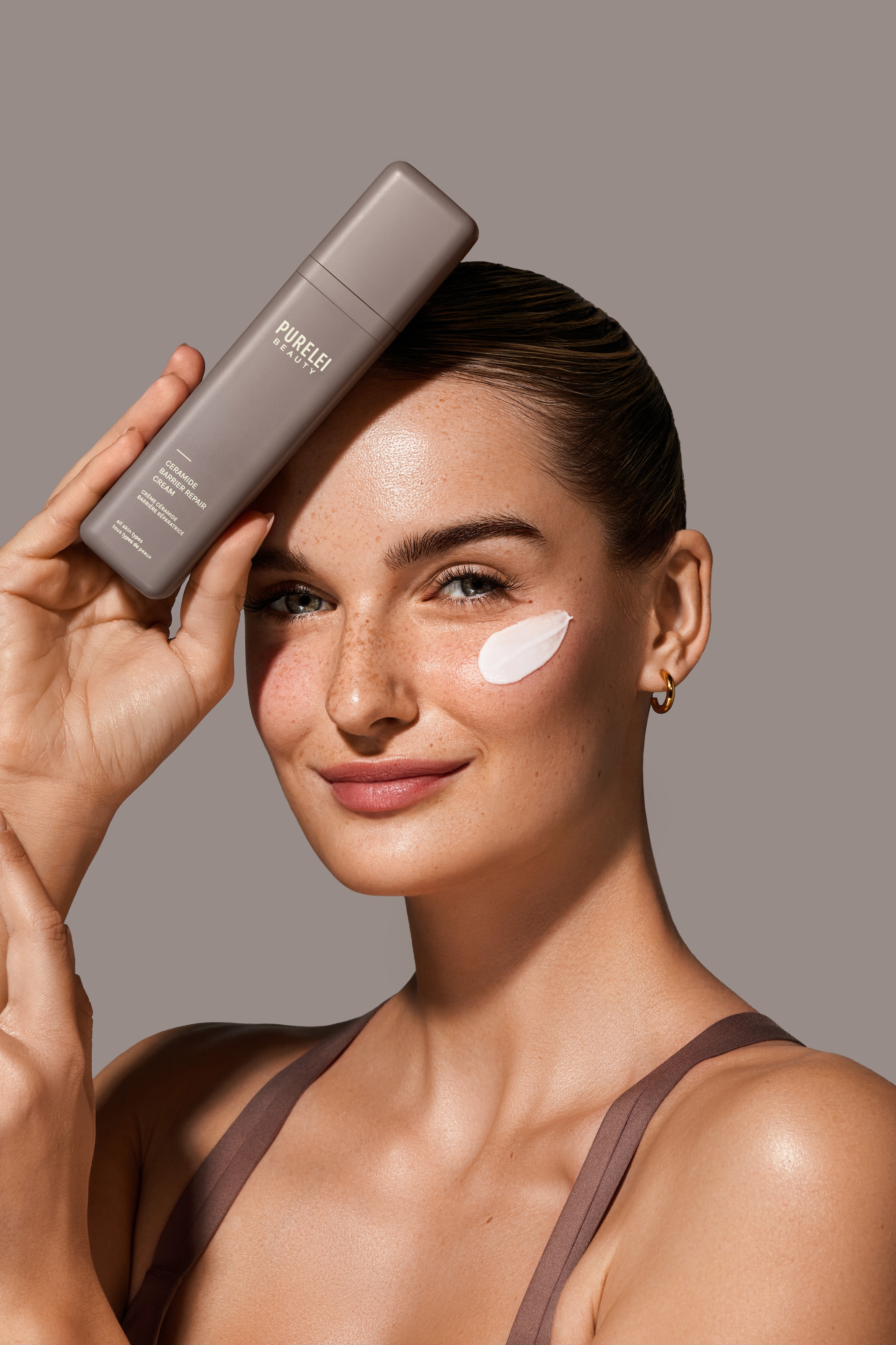 Purelei Gesichtspflege »Ceramide Barrier Repair Cream«, Schnell einziehende Creme mit natürlichem Glow.