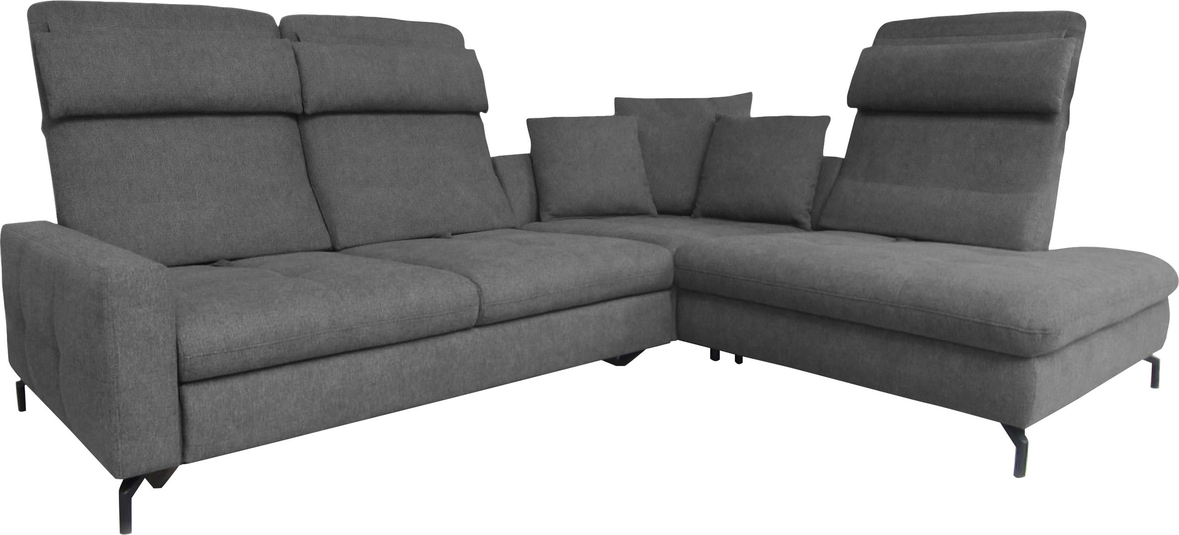alina Ecksofa »Louis«, Breite 260 cm, Rückenlehnenverstellung, wahlweise mit Bettfunktion
