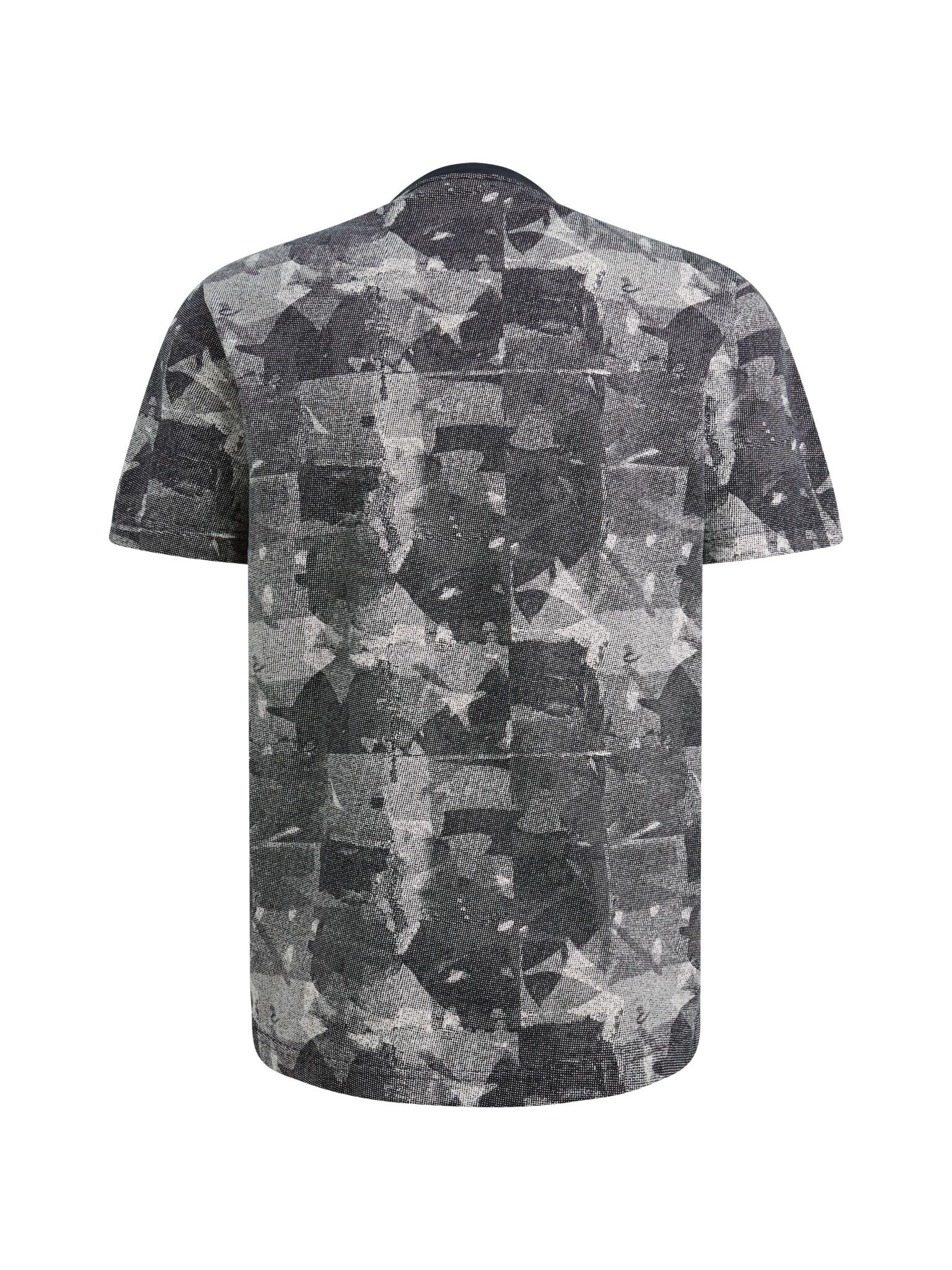PME LEGEND T-Shirt »Short sleeve r-neck slub jersey aop« mit All-Over Print