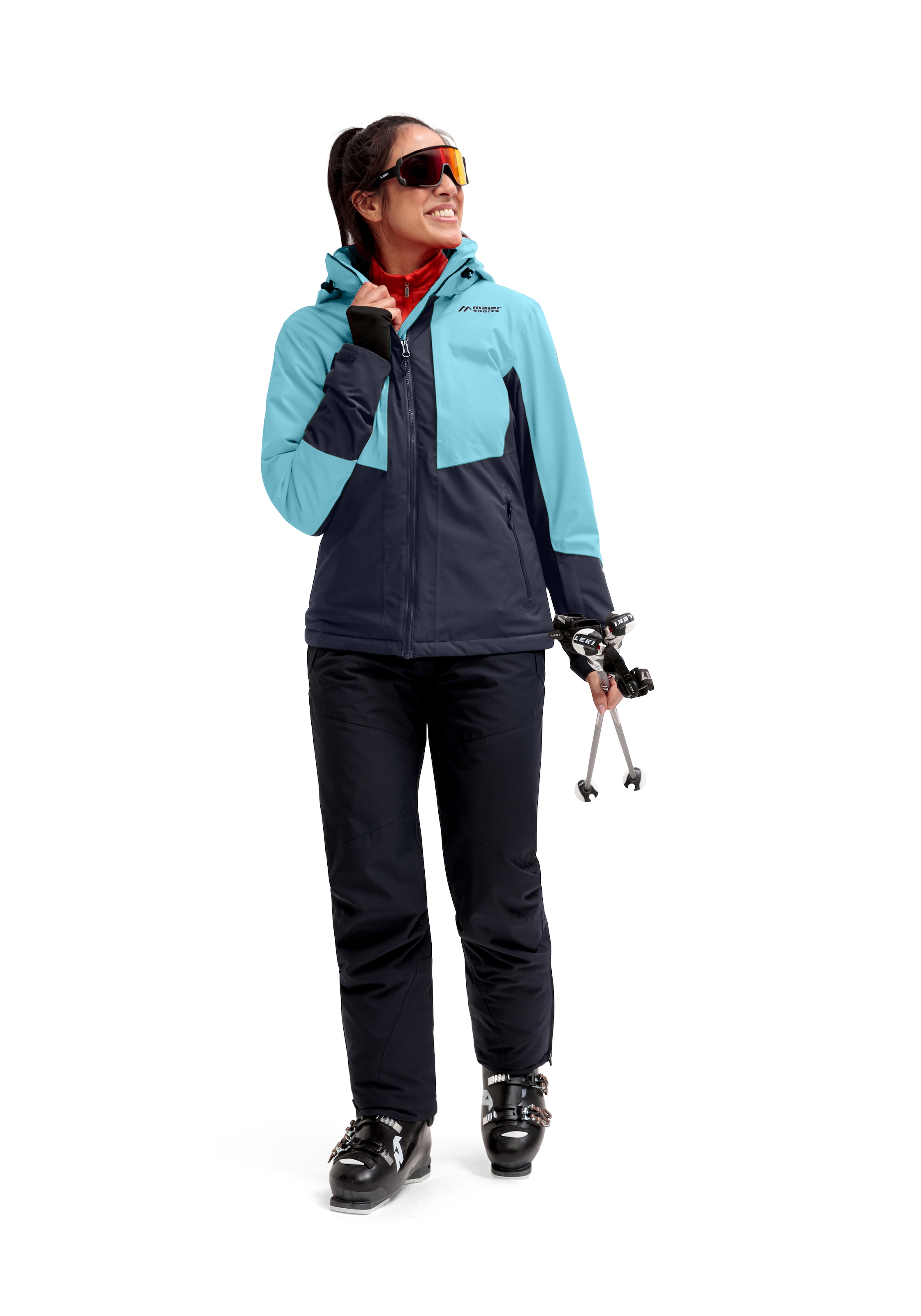 Maier Sports Skijacke »Campigna W« Damen Winterjacke wasserdicht u. atmungsaktiv