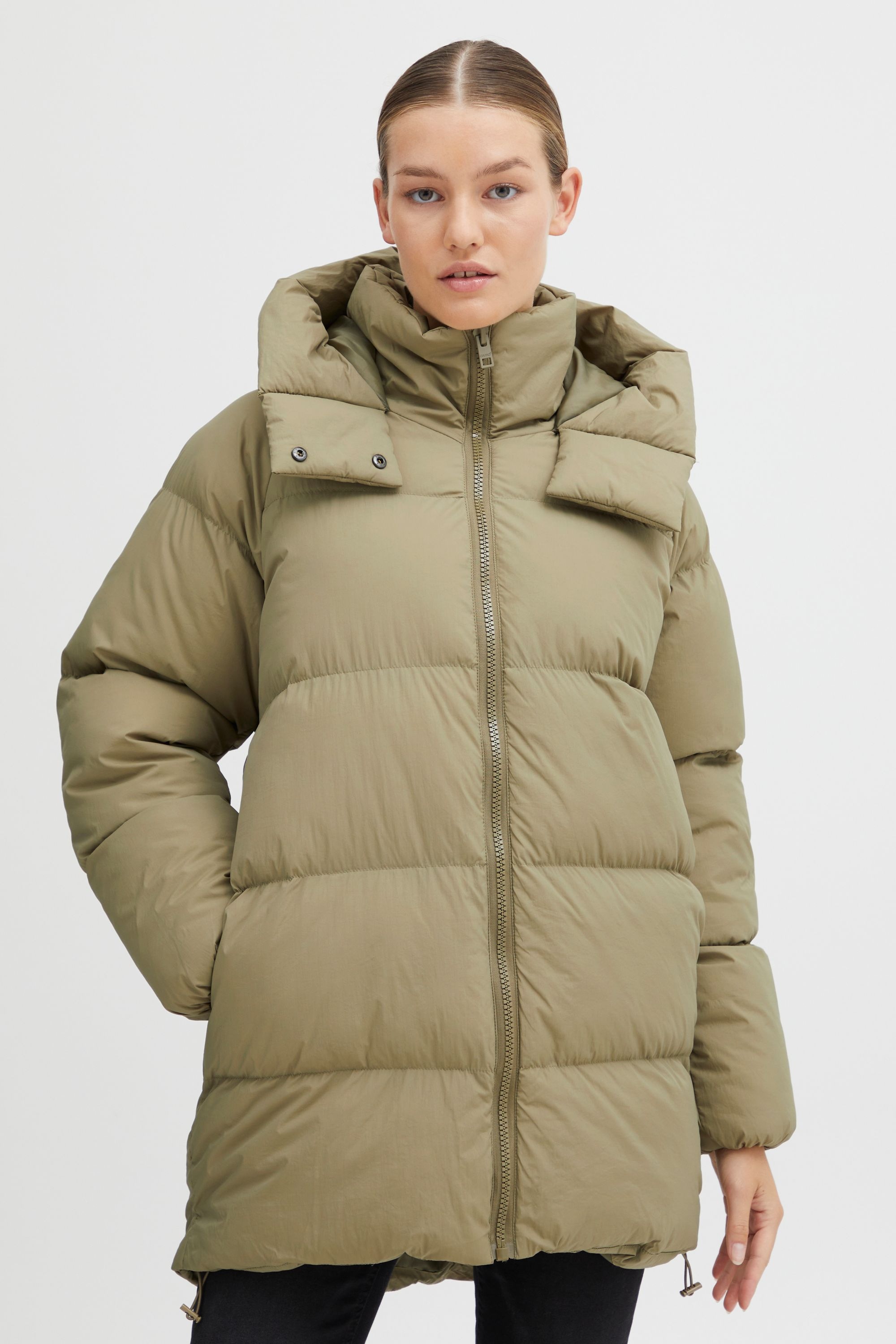 OXMO Steppjacke »Steppjacke OXEllie«, mit Kapuze