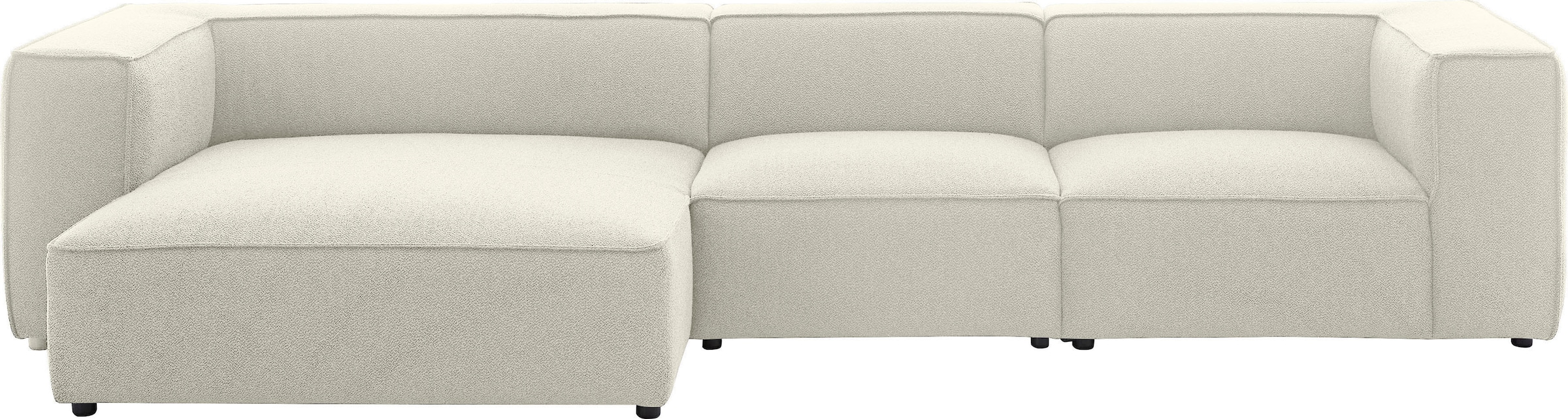 Ecksofa »around-the-block«, mit eleganter Biese, mit Federkern, Breite 341 cm