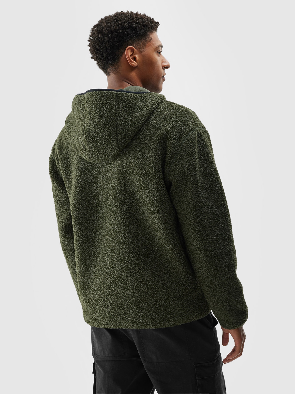 4F Fleecejacke, mit Kapuze