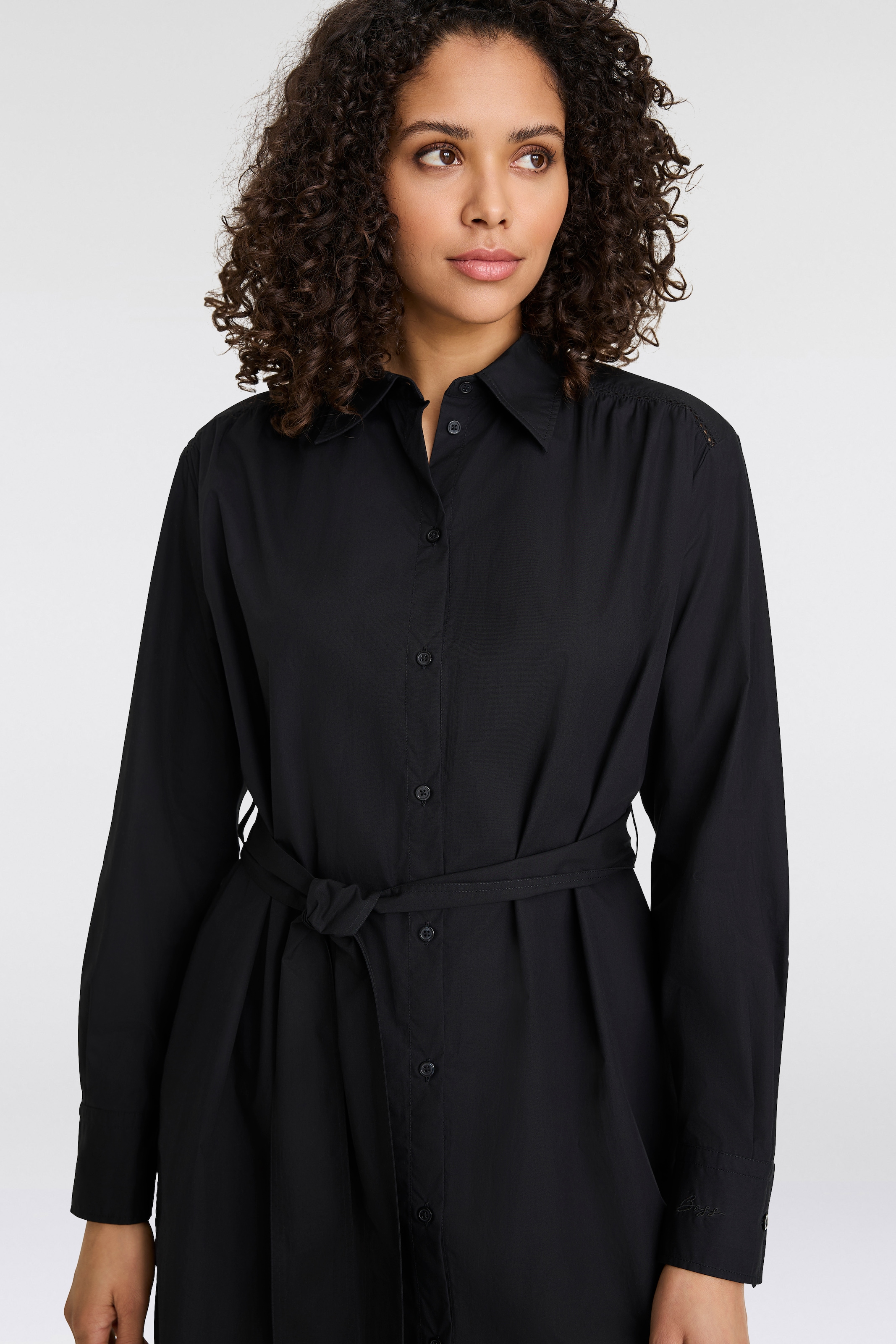 BOSS ORANGE Blusenkleid »C_Delegant_1«, mit Ajpur Detail