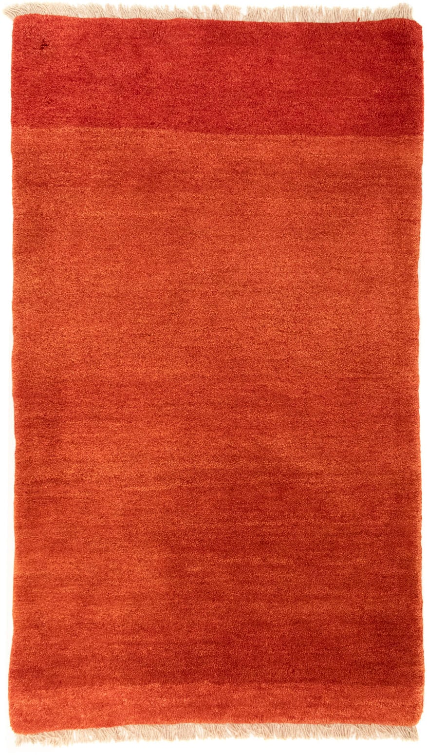 rechteckig, handgeknüpft Wollteppich Teppich morgenland handgeknüpft »Gabbeh rot«,