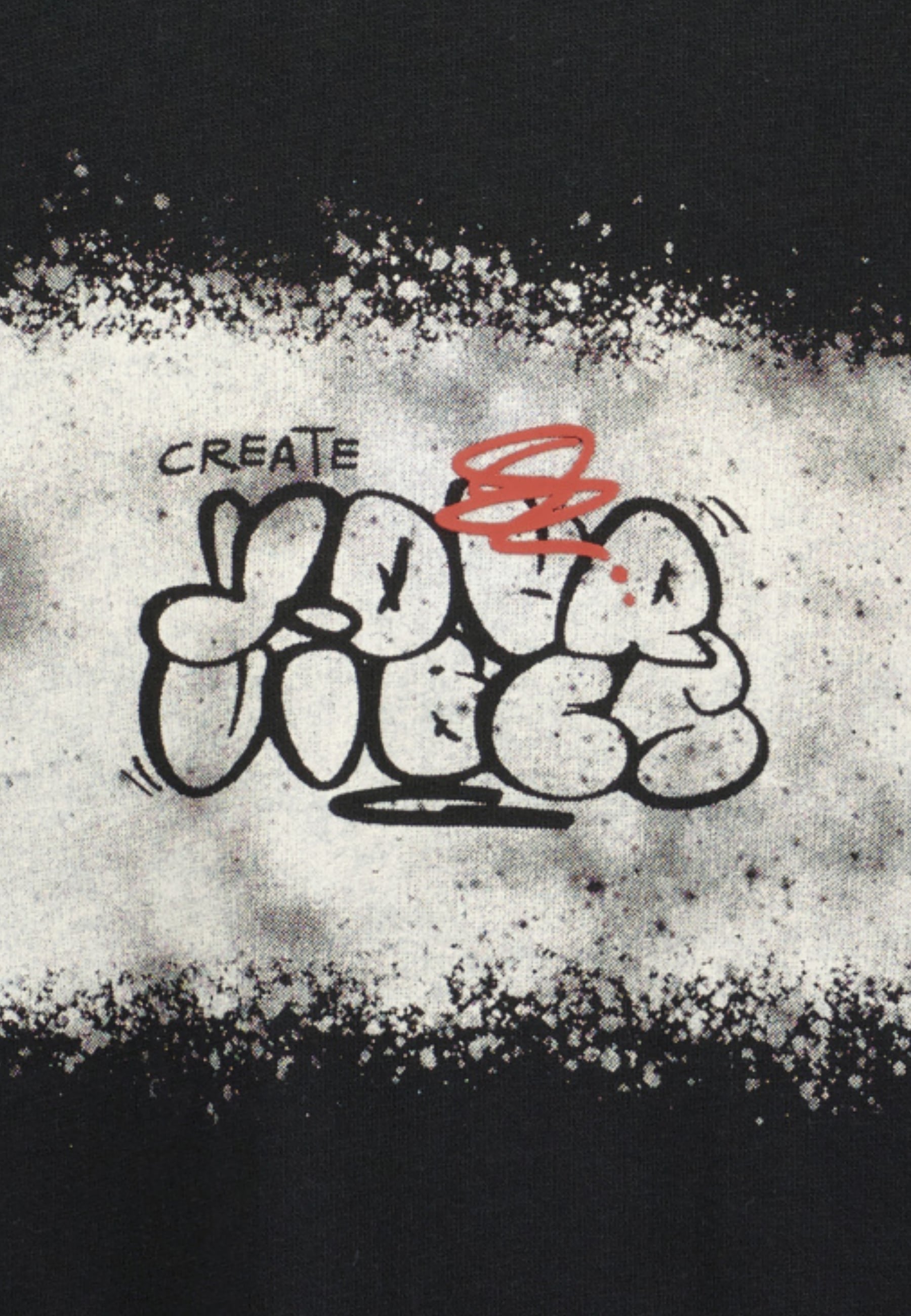 Blue Seven Kapuzensweatshirt mit Rundum-Druck in cooler Airbrush-Optik