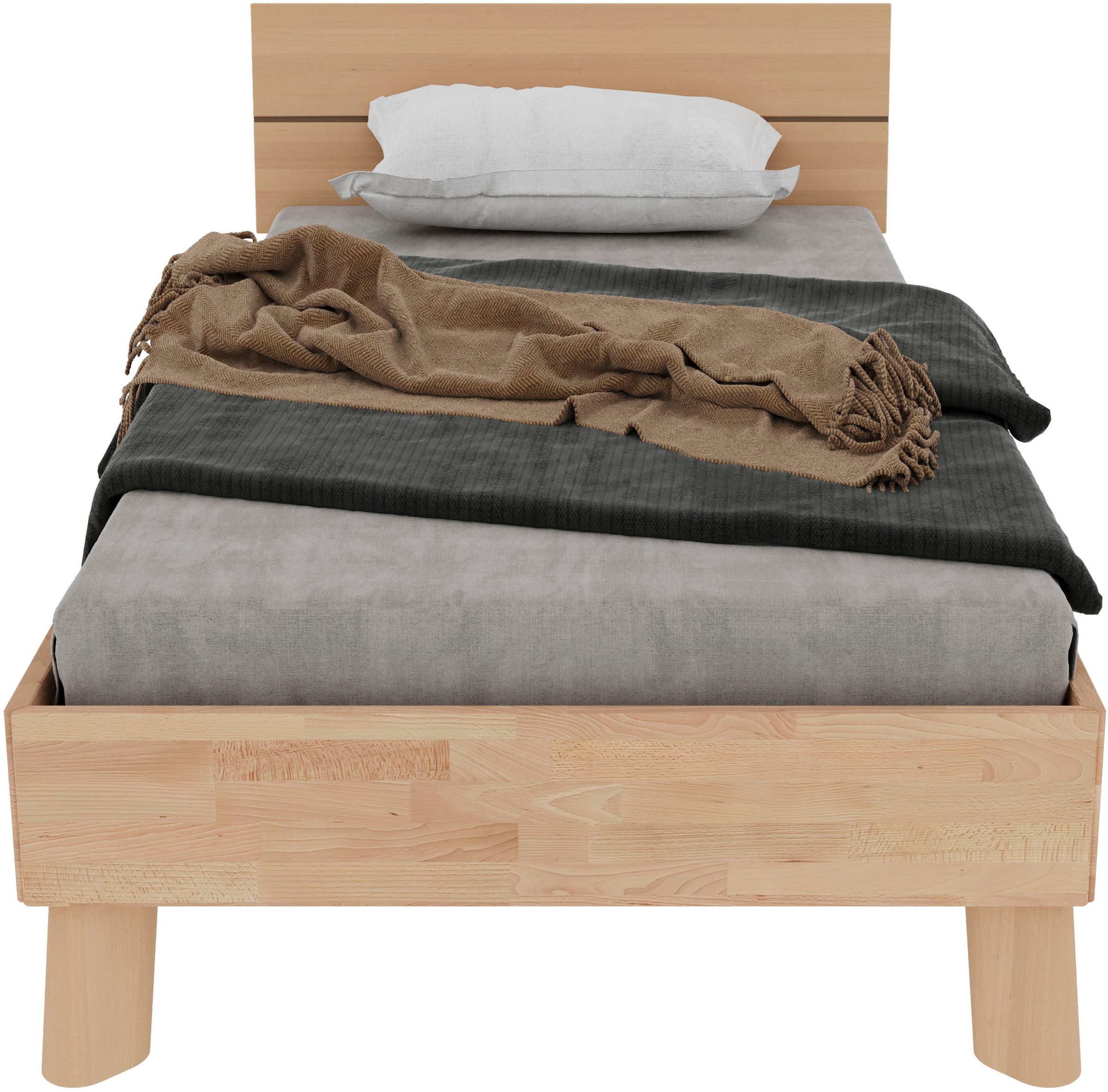 Home affaire Massivholzbett »Chavot I« wahlweise in Kernbuche oder Wildeiche erhältlich