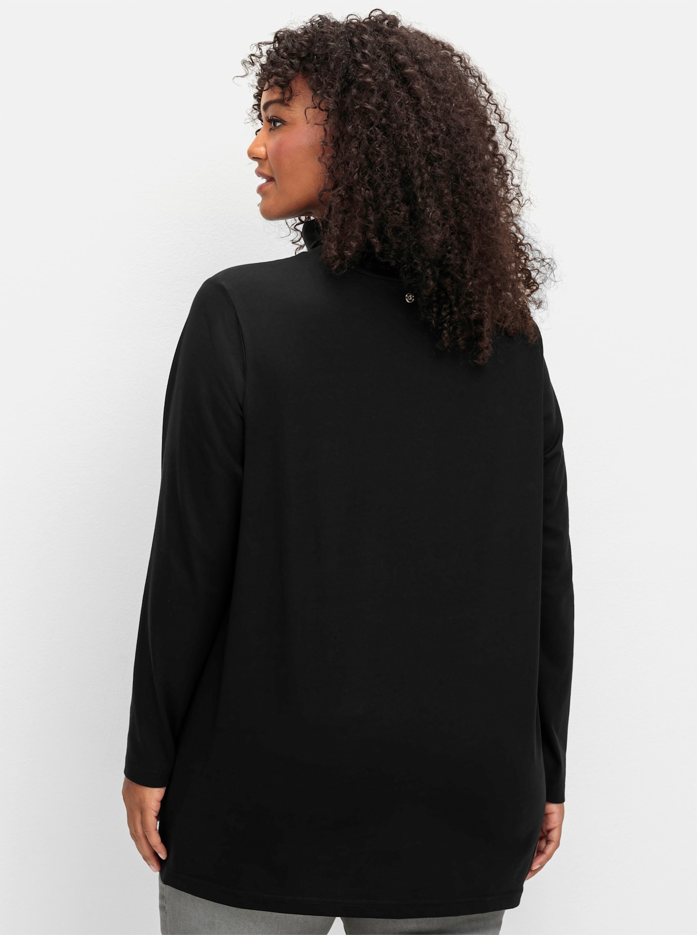 Sheego Rollkragenshirt »Rollkragenshirt«, (1 tlg.)