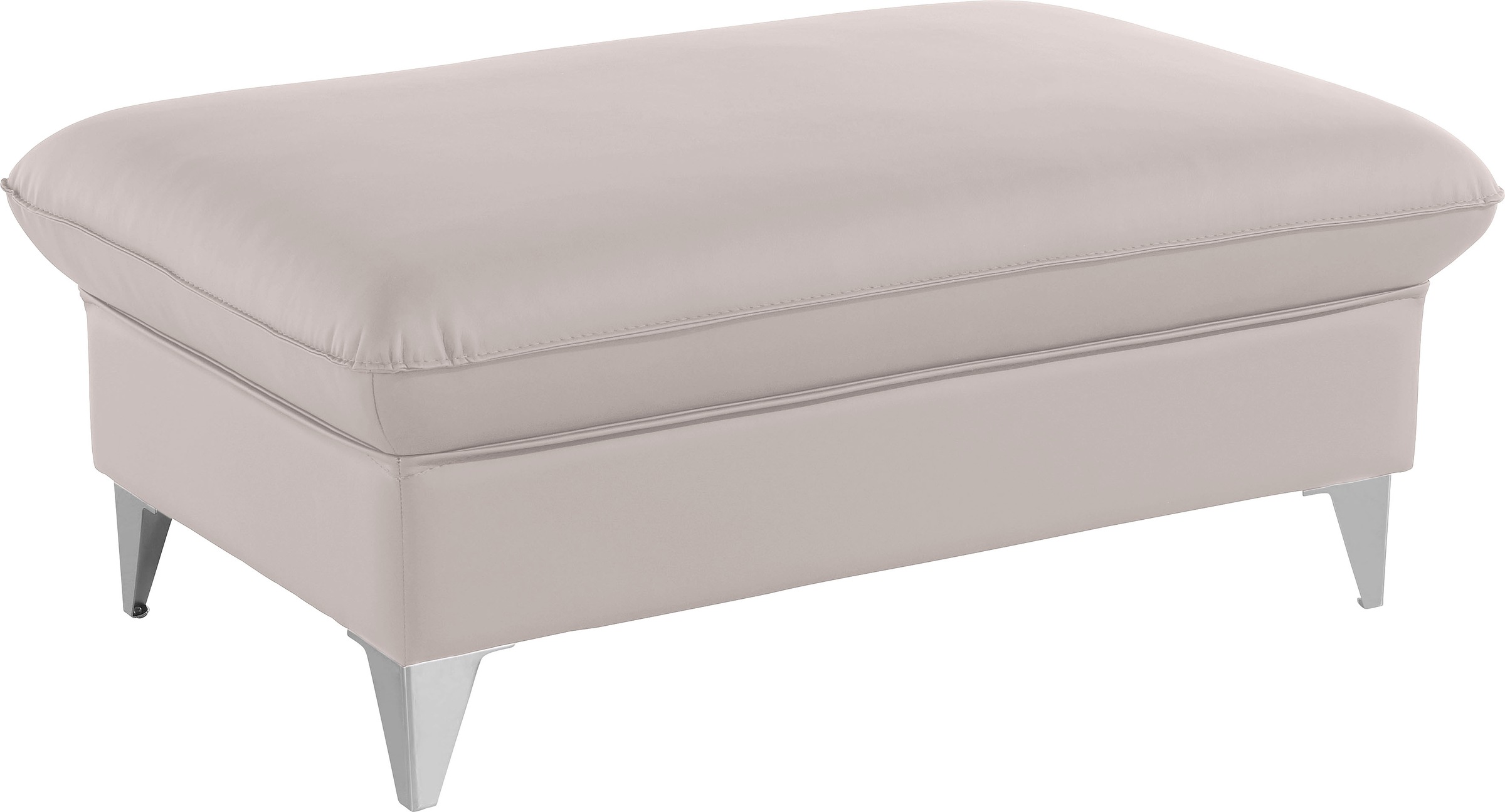 COTTA Polstergarnitur »Caluso L-Form«, (2 tlg.), Set bestehend aus: Ecksofa mit Kopfteilverstellung & Hocker