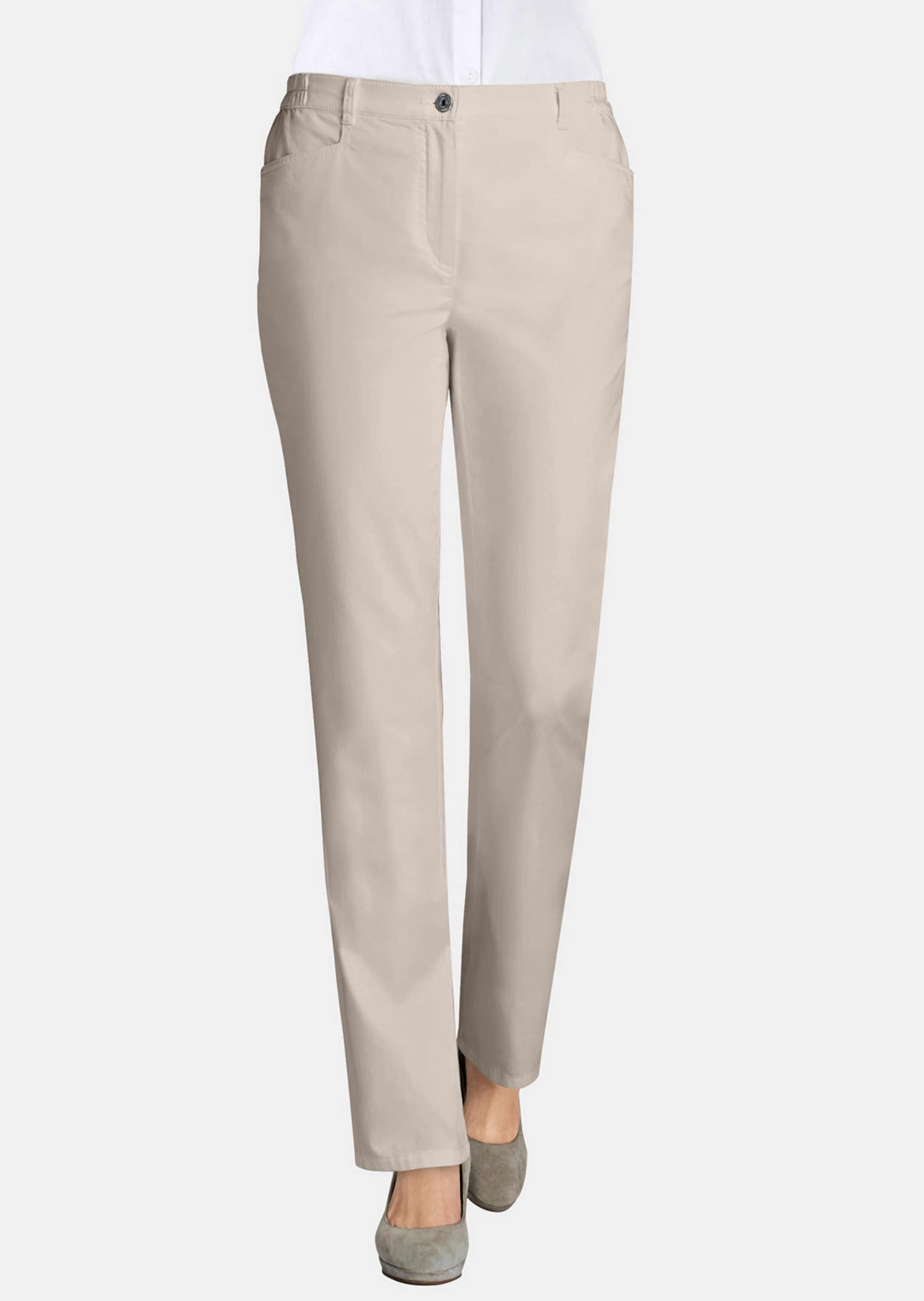 GOLDNER Stoffhose »Kurzgröße Leichte Baumwoll-Hose CARLA«