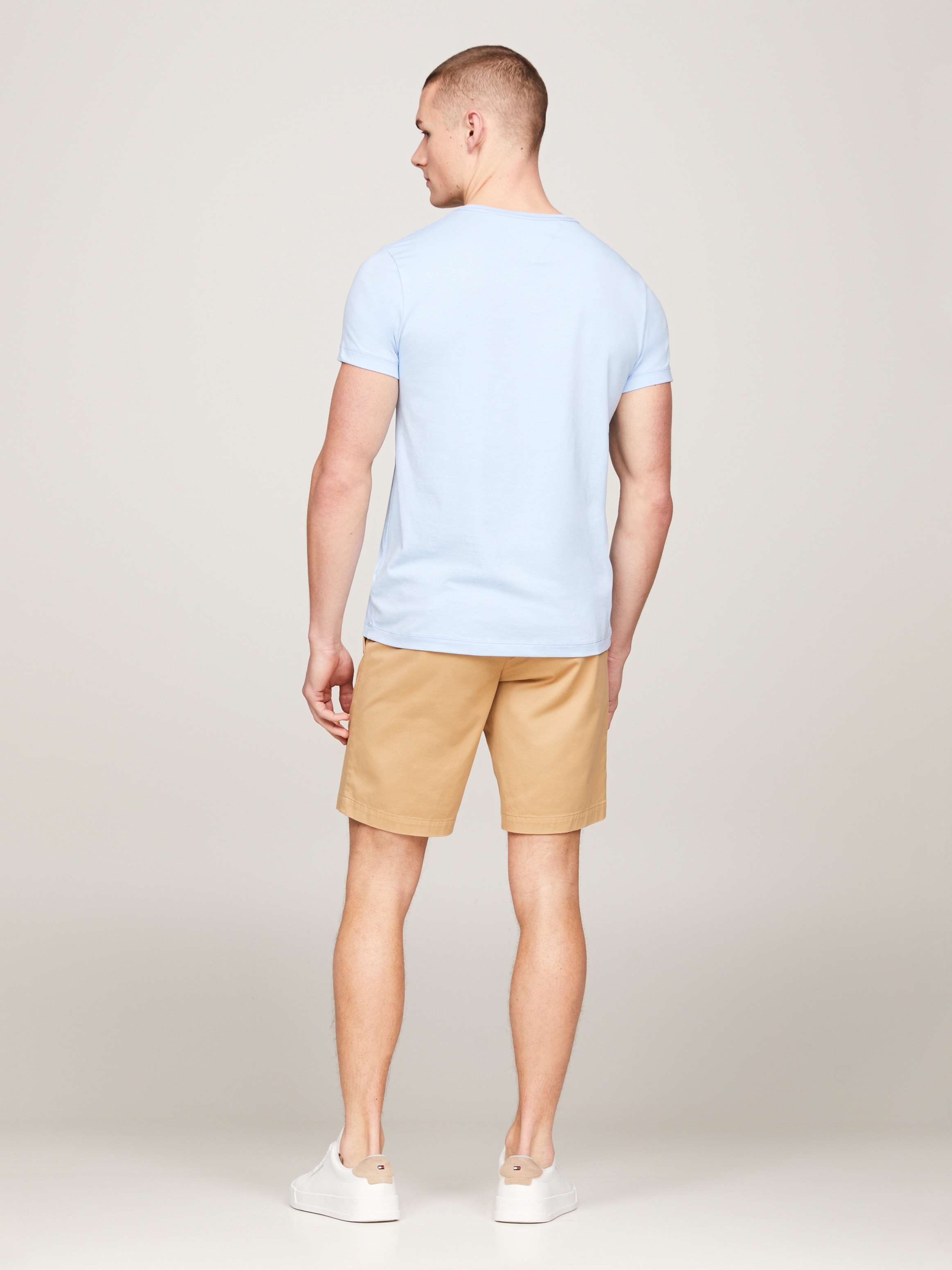 Tommy Hilfiger T-Shirt »STRETCH SLIM FIT TEE«, mit Rundhalsausschnitt