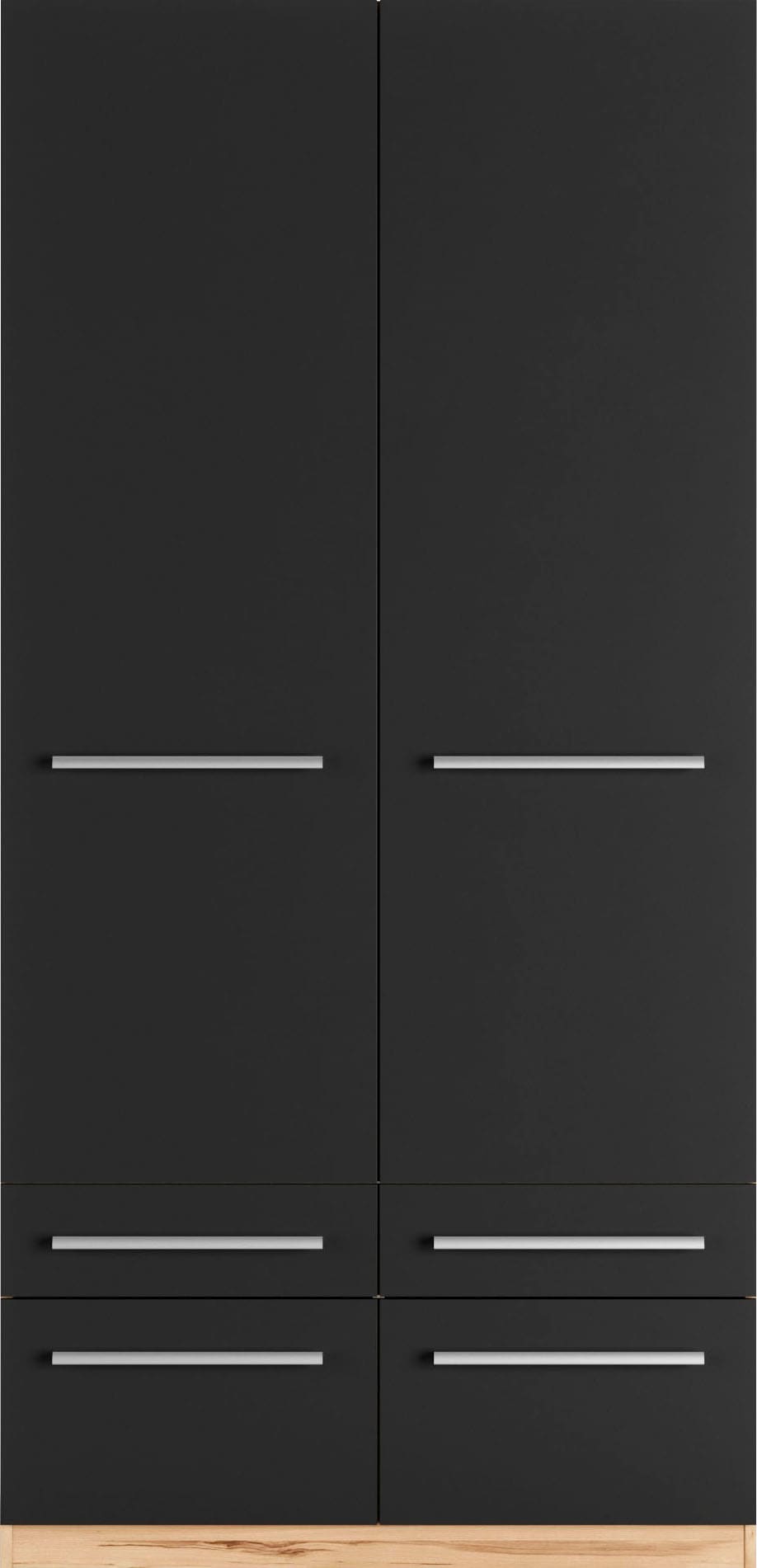 priess Kleiderschrank »Schrank Garderobe Wäscheschrank Barcelona in 5 Breiten«, viel Stauraum, geräumige Schubkästen, mit Spiegel, MADE IN GERMANY
