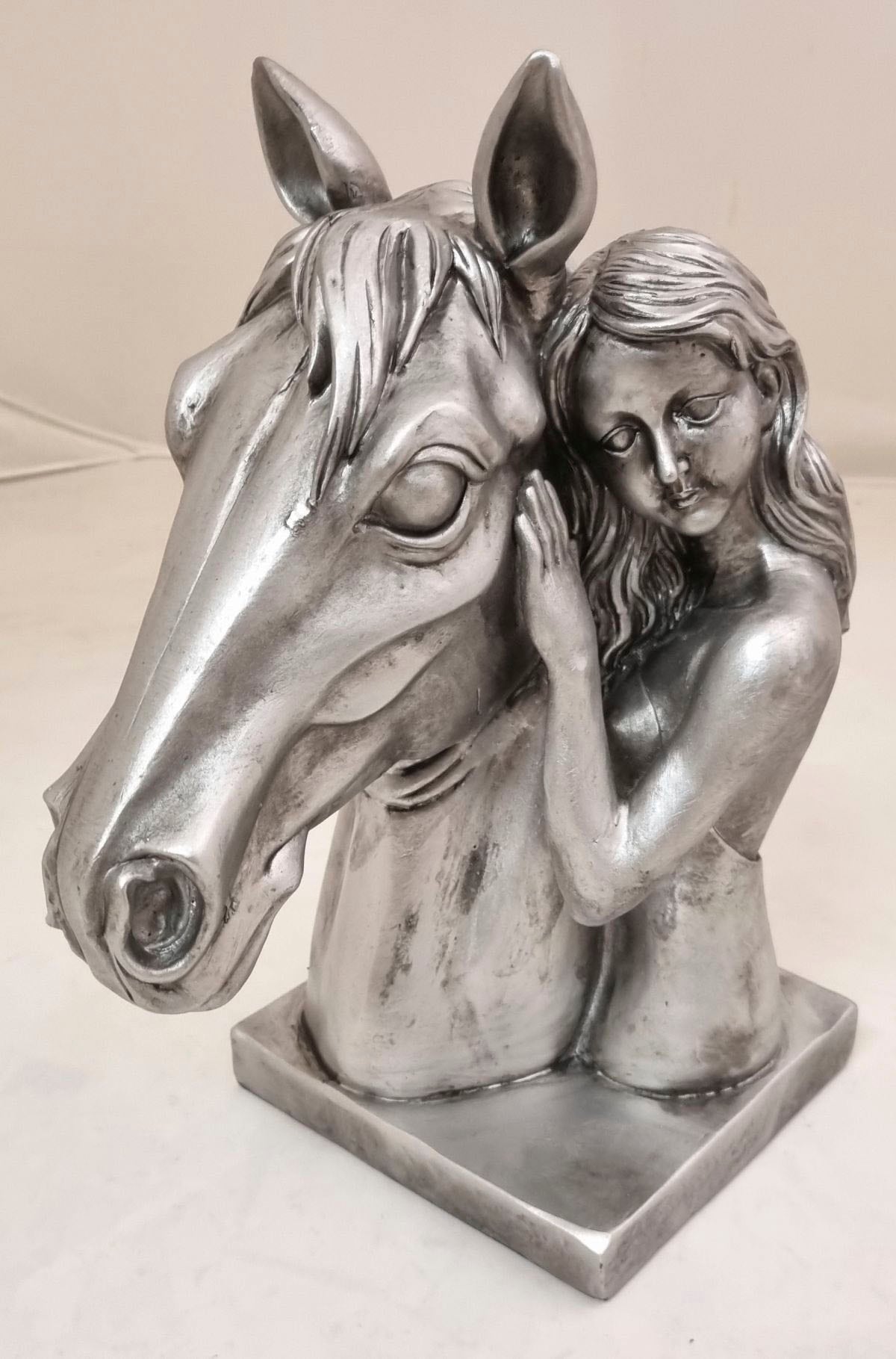 Ambiente Haus Tierfigur »Pferdekopf mit auf Raten bestellen 32cm« Mädchen
