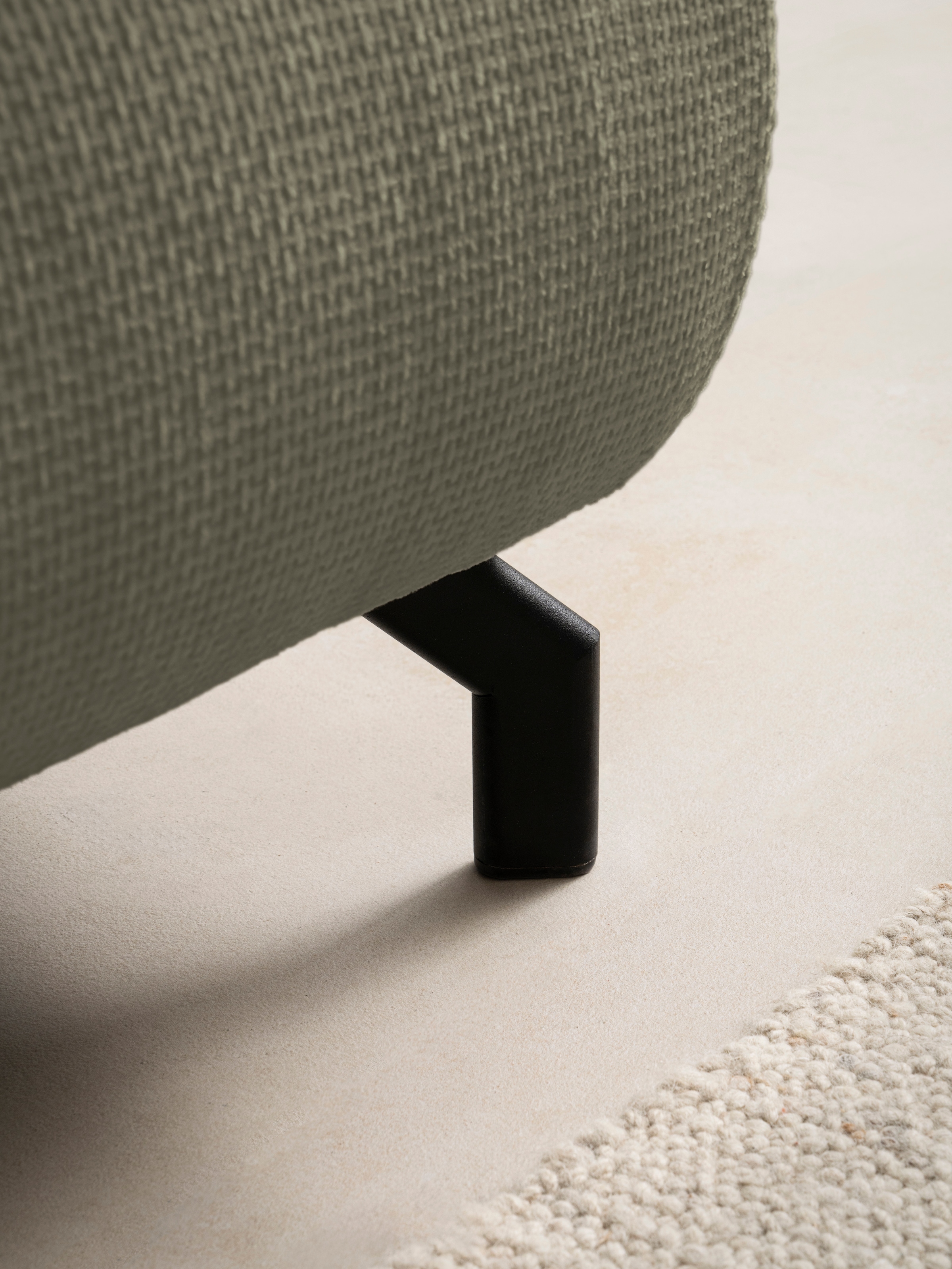OTTO home Ecksofa »KELLIE, L-Form, 315 cm, verstellbare Armlehne, Metallfüße,« wahlweise Recamiere links o. rechts, Chenille-Stoff, hoher Sitzkomfort