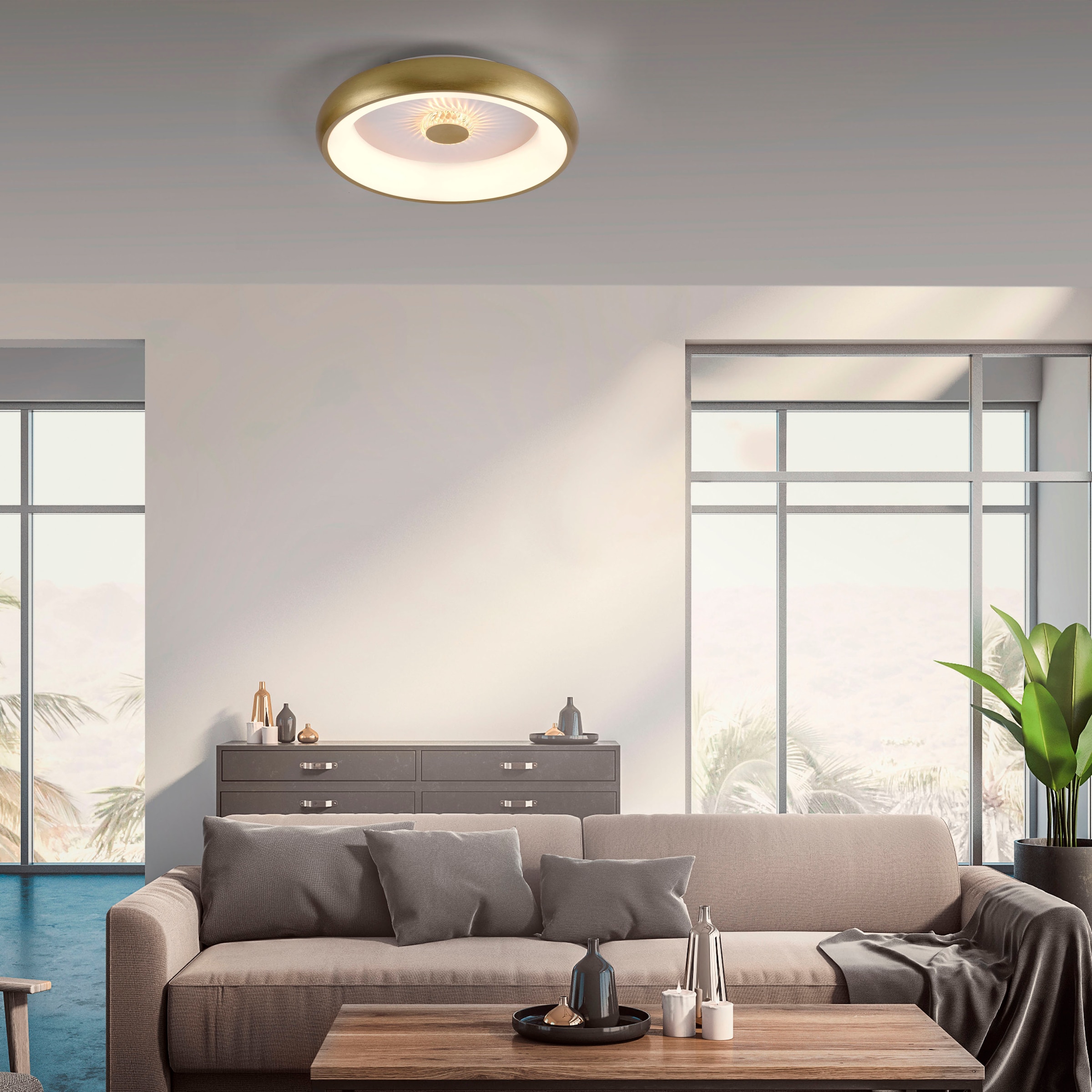 JUST LIGHT LED Deckenleuchte »VERTIGO«, 1 flammig, Leuchtmittel LED-Board | LED fest integriert