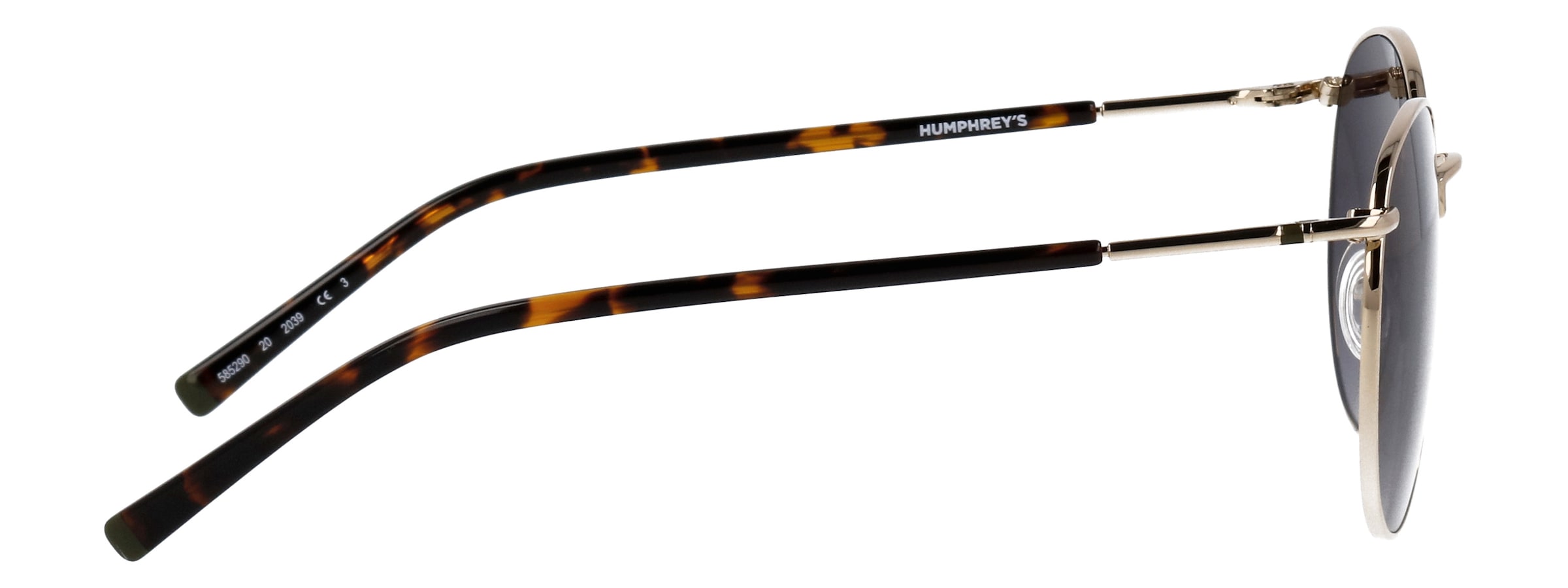 HUMPHREY´S eyewear Sonnenbrille »585290«, Form rund, Federscharnier, adc uv 400