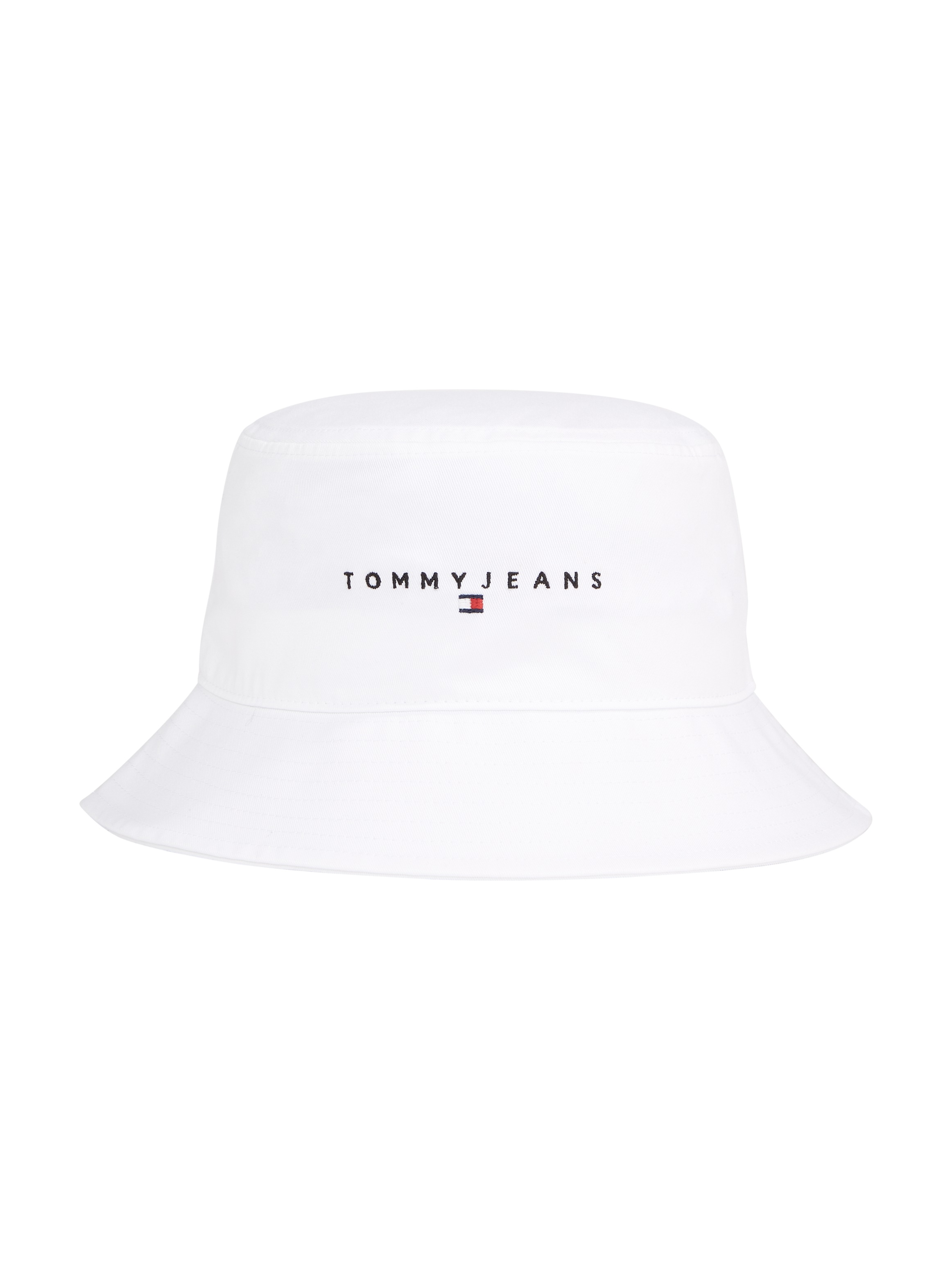 Tommy Jeans Fischerhut »TJM LINEAR LOGO BUCKET HAT«, mit gesticktem Logoschriftzug UNISEX Buckethat