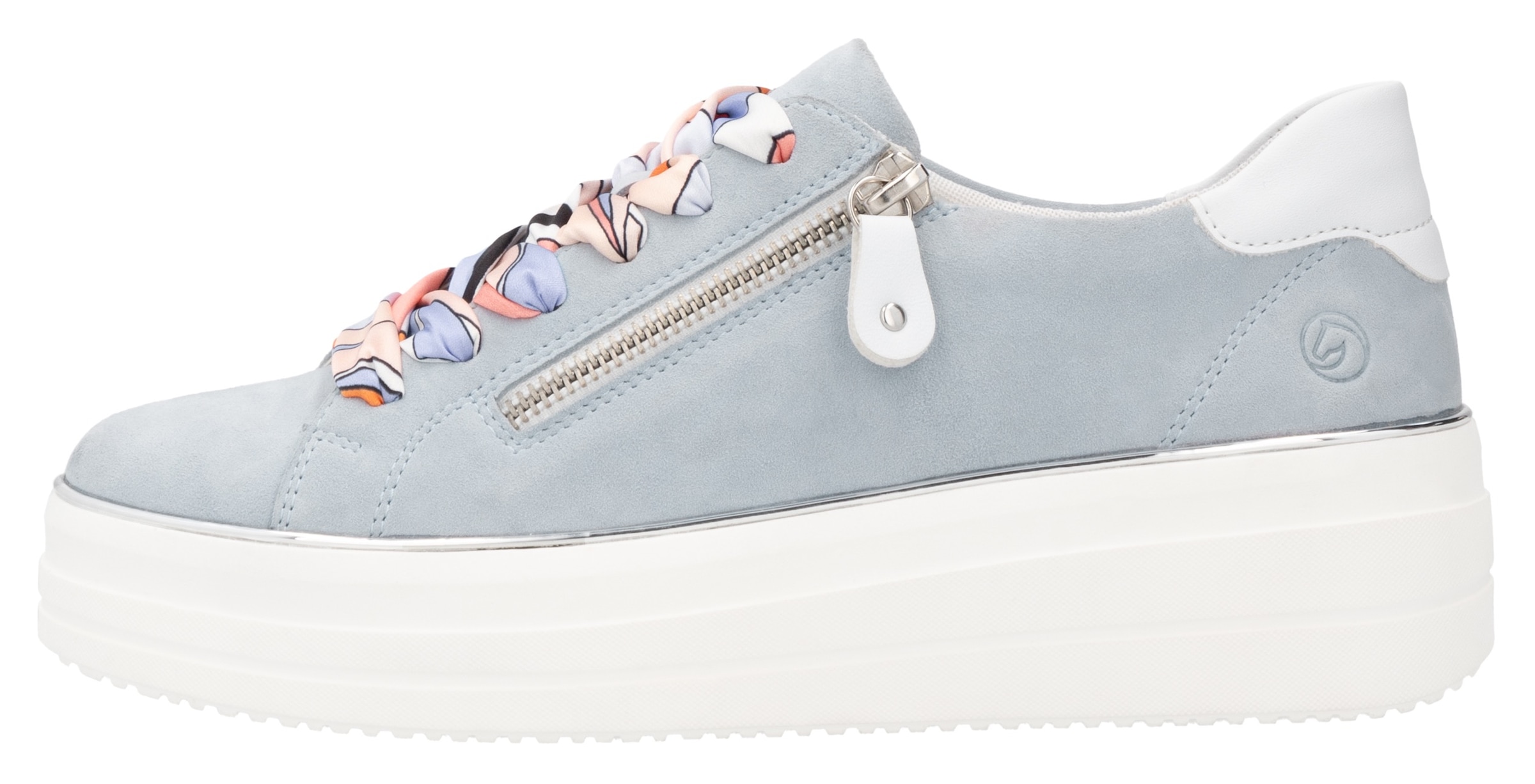 Remonte Plateausneaker, Freizeitschuh, Halbschuh, Schnürschuh mit seitlichem Reißverschluss