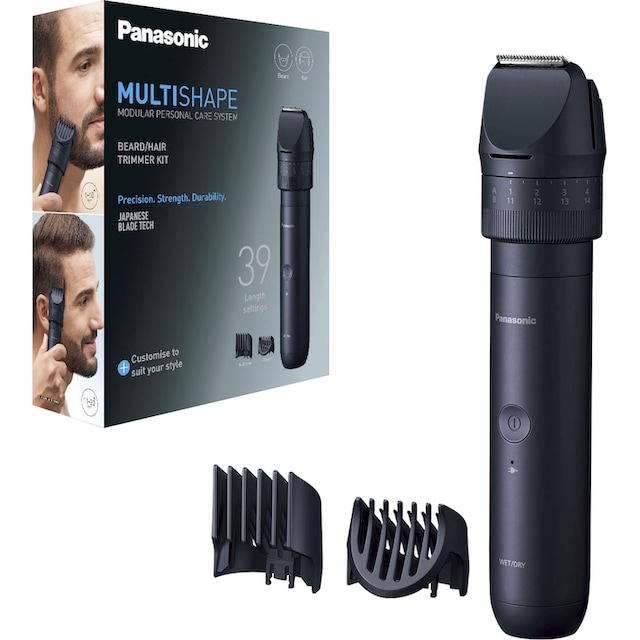 Panasonic Haar- und Bartschneider »Multishape Starter Kit Bart & Haare  (NiMH-Akku) ER-CKN1-A301«, 2 Aufsätze mit 3 Jahren XXL Garantie