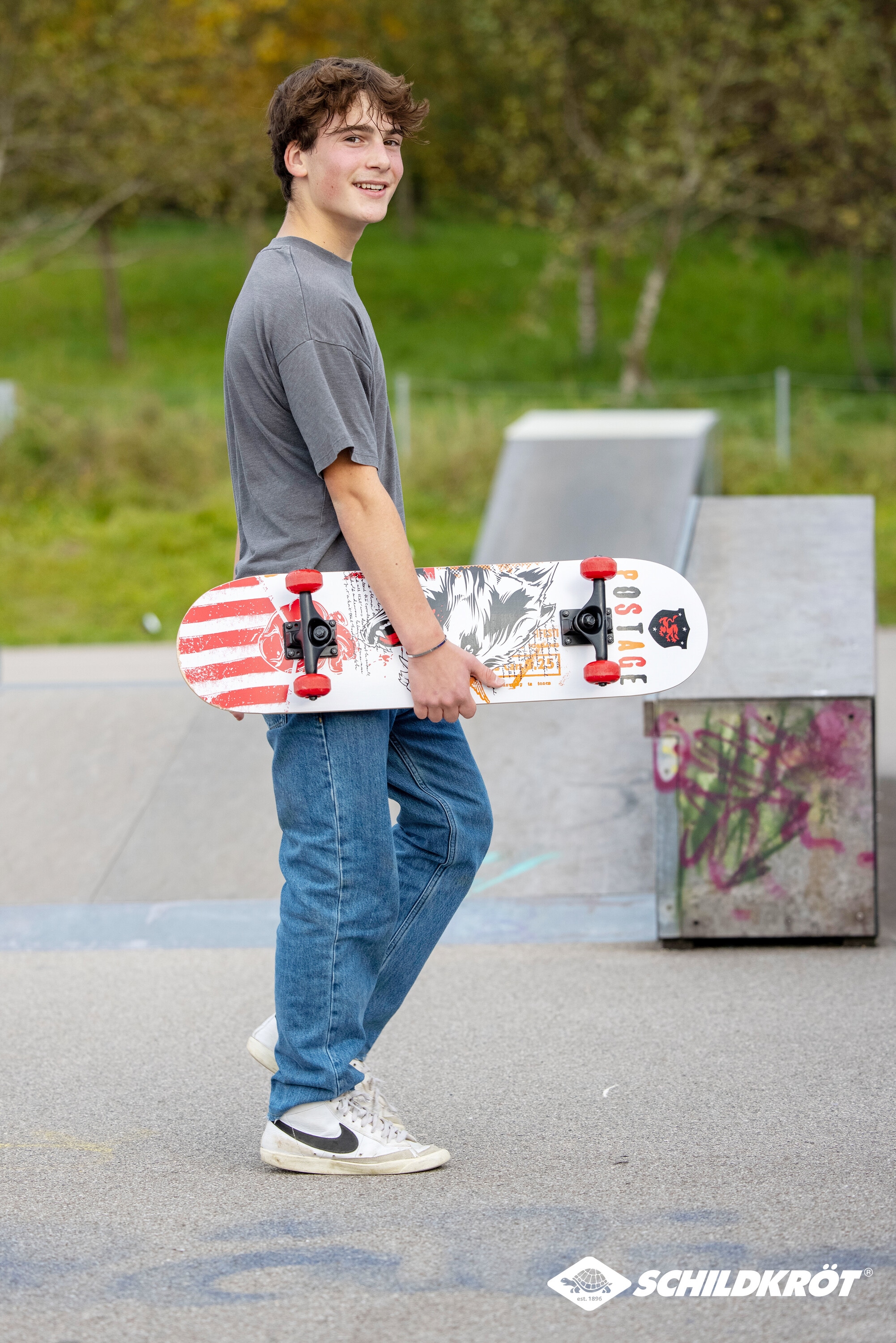 Schildkröt Skateboard »Schildkröt Skateboard Grinder 31" Wolf«