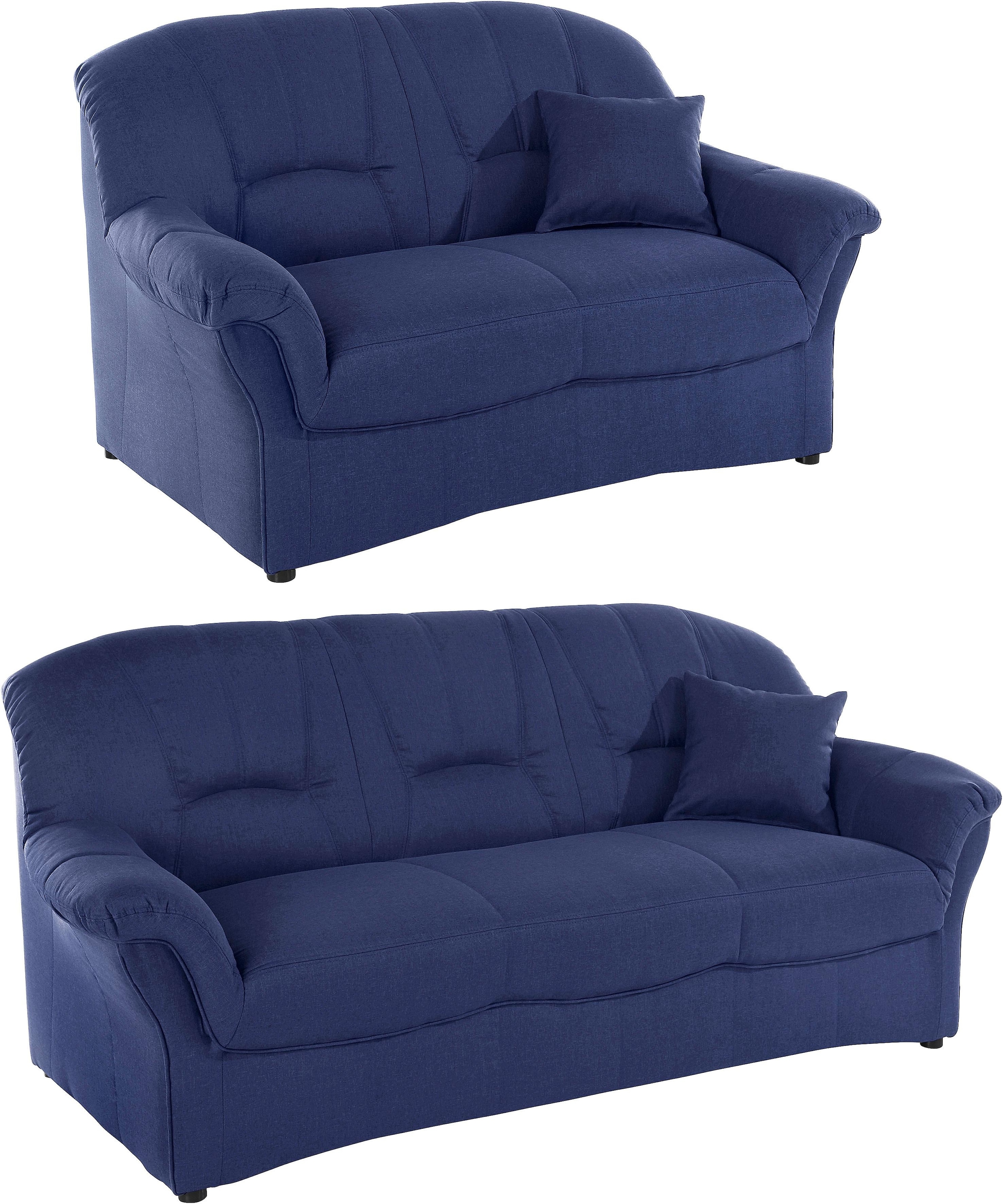 DOMO collection Polstergarnitur »Bahia zeitlos & elegantes Sofa, bequem« Set,  3-Sitzer & 2-Sitzer-Set