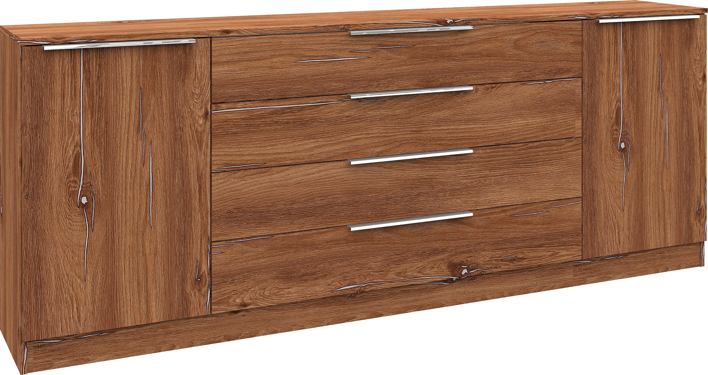 borchardt Möbel Kommode »Oliva«, Breite 200 cm, mit 4 Schubkästen