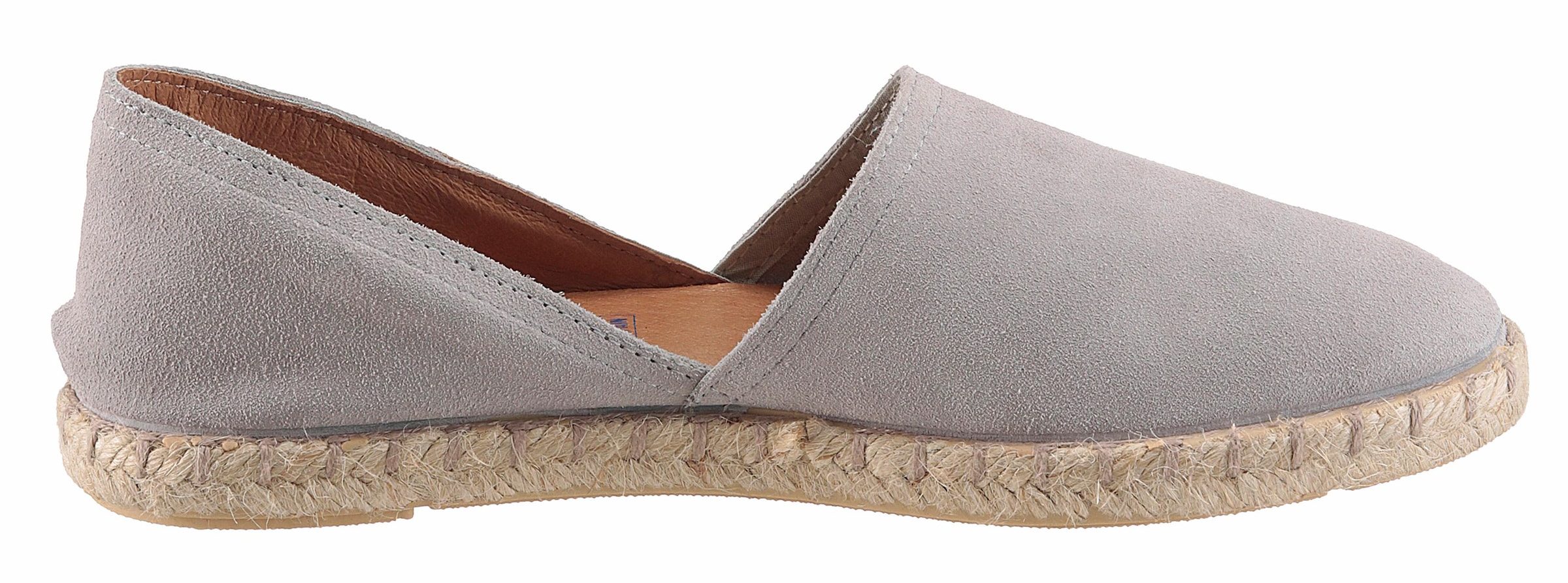 VERBENAS Espadrille, Schlupfschuh, Sommerschuh, Loafer mit typischem Jute-Rahmen