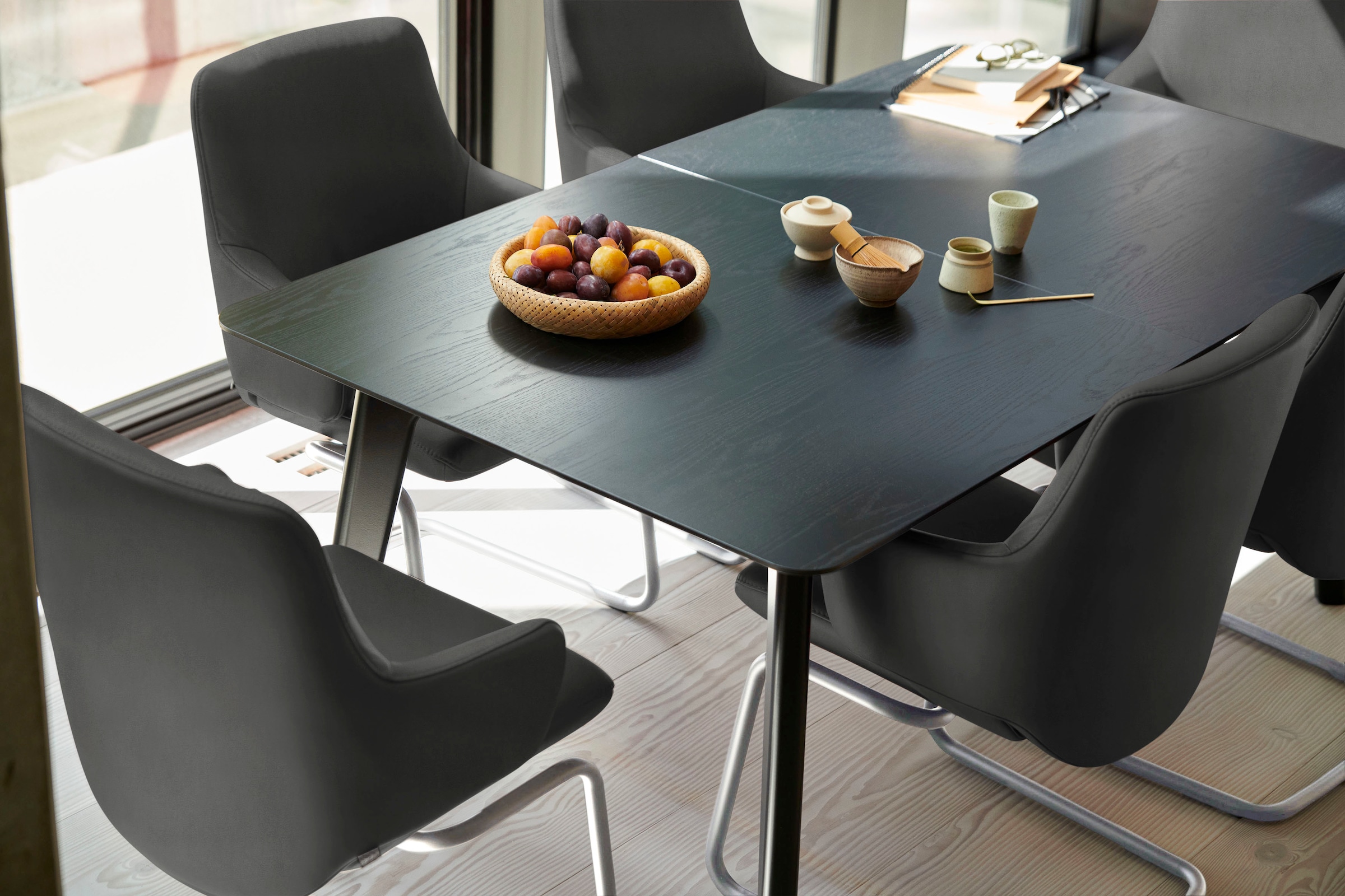 Stressless® Polsterstuhl »Laurel« () Low Back mit Armlehne, Größe L, mit Beinen aus Stahl in Chrom matt