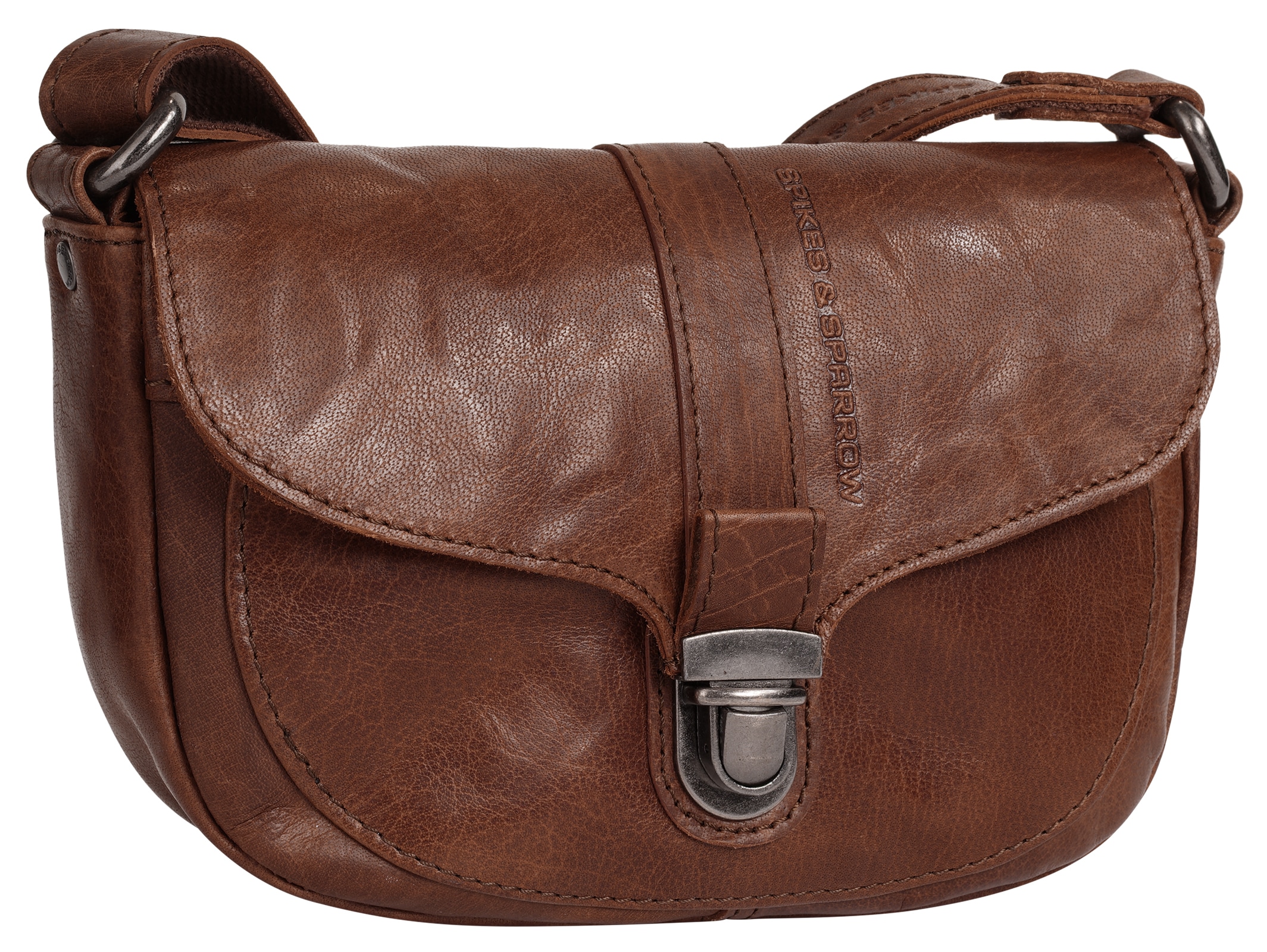Spikes & Sparrow Umhängetasche »SPIKES & SPARROW Damen echt Leder« echt Leder