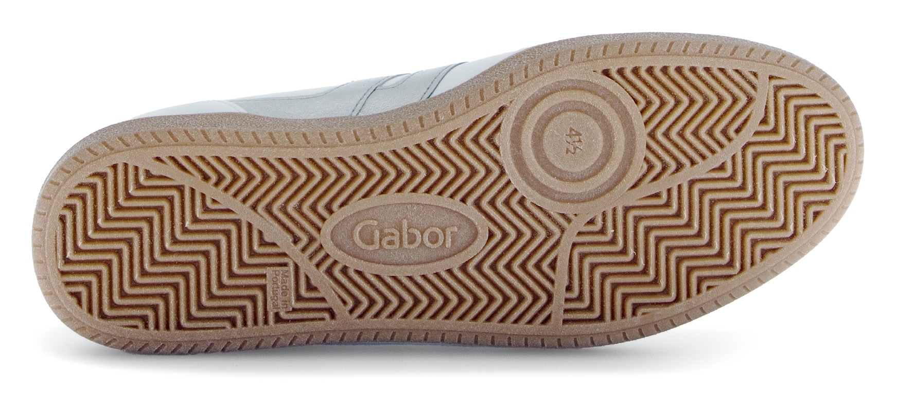 Gabor Plateausneaker  , Freizeitschuh, Halbschuh, Schnürer, Kontrastbesatz in Metallic-Optik