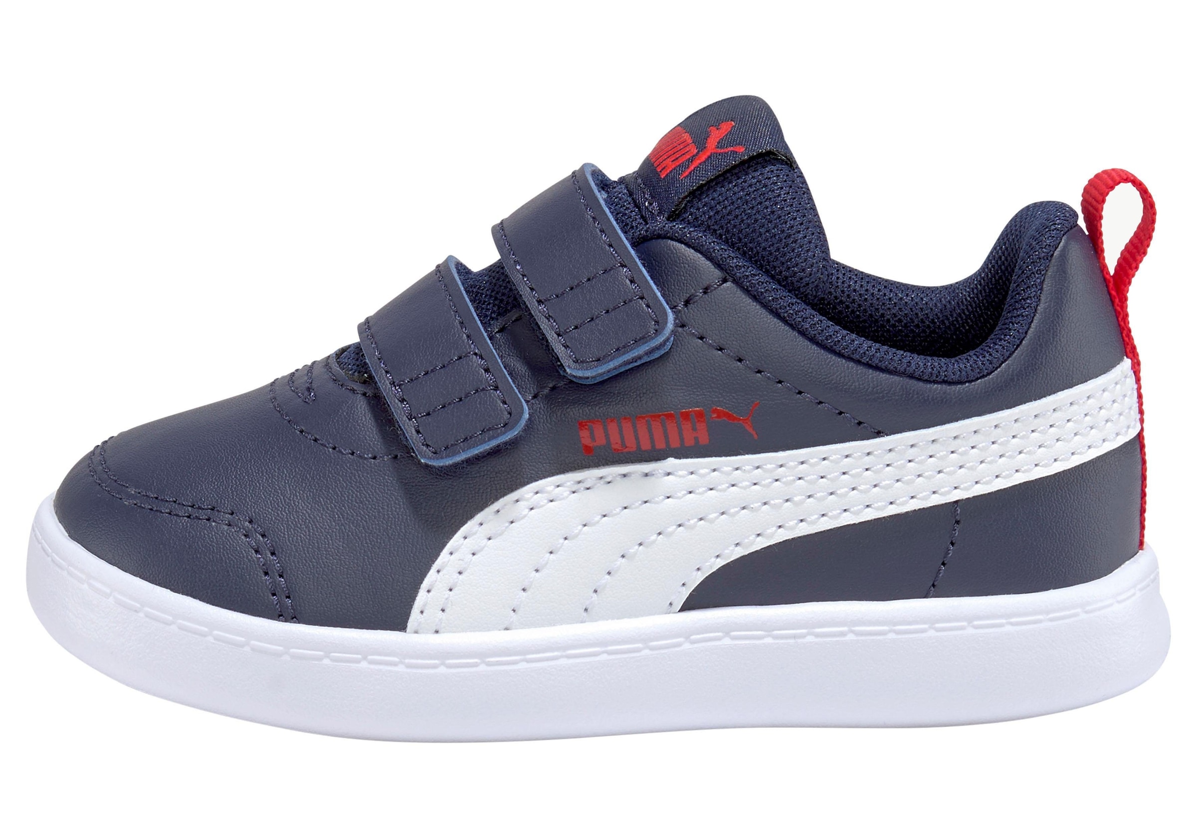 PUMA Sneaker »COURTFLEX V2 V INF«, mit Klettverschluss für Kleinkinder