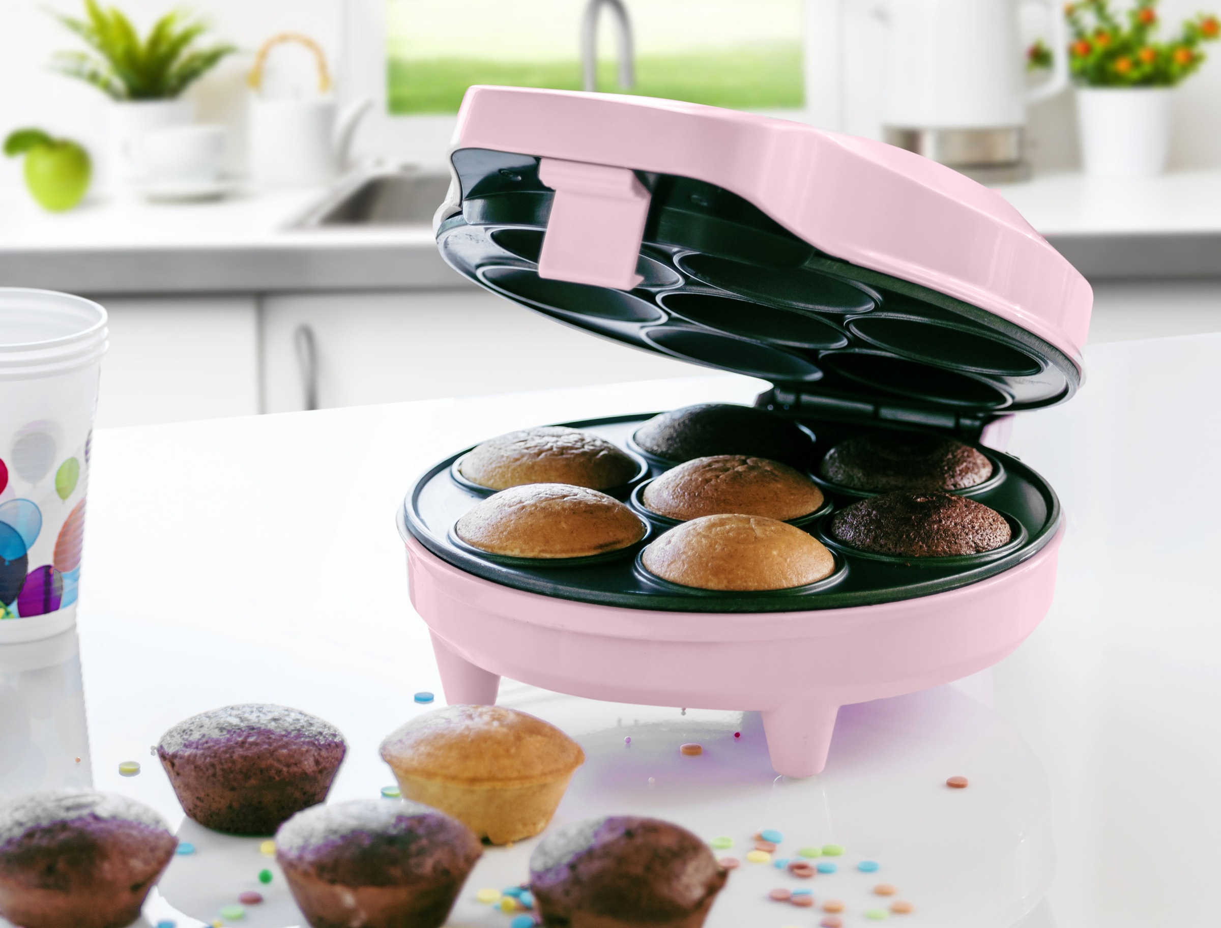 Sunbeam FPSBCMM901 Mini-Cupcake Maker, Pink