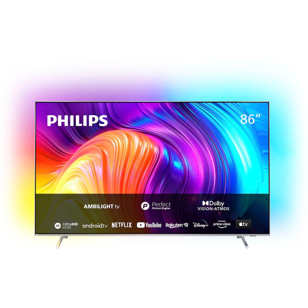 Philips LED-Fernseher »86PUS8807/12«, 217 cm/86 Zoll, 4K Ultra HD, Android TV-Smart-TV-Google TV