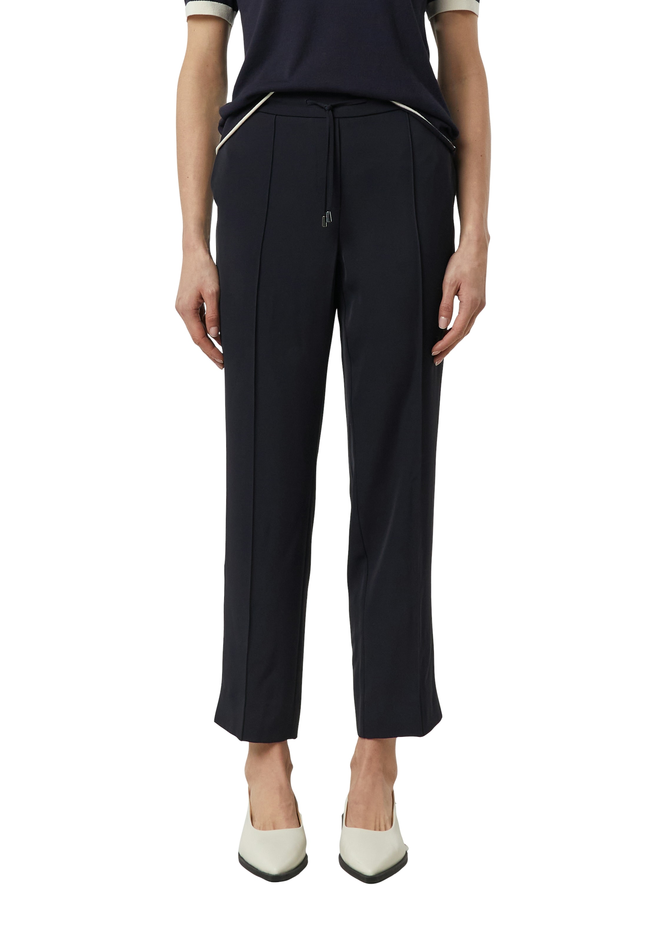 Comma Stoffhose  mit Gummizug und Kordelzug