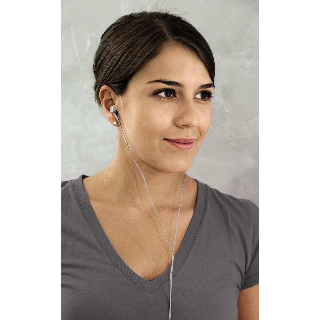 Thomson In-Ear-Kopfhörer »In Ear Kopfhörer mit Kabel und Geräuschunterdrückung, Mikrofon, Grau«, Geräuschisolierung, Headset, Telefonfunktion, Rufannahmetaste