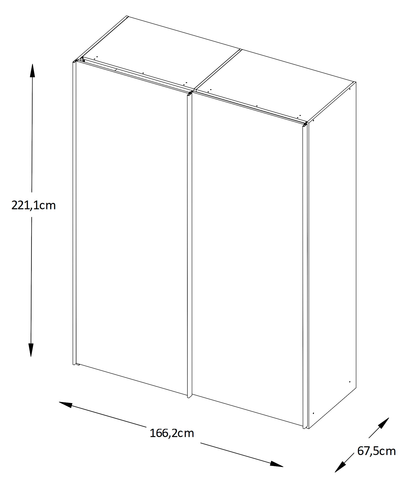 STAUD Schwebetürenschrank »Sinfonie Plus, edles Design in hochwertiger Qualität, Made in Germany« Mit vier verschiedenen Ausstattungsvarianten