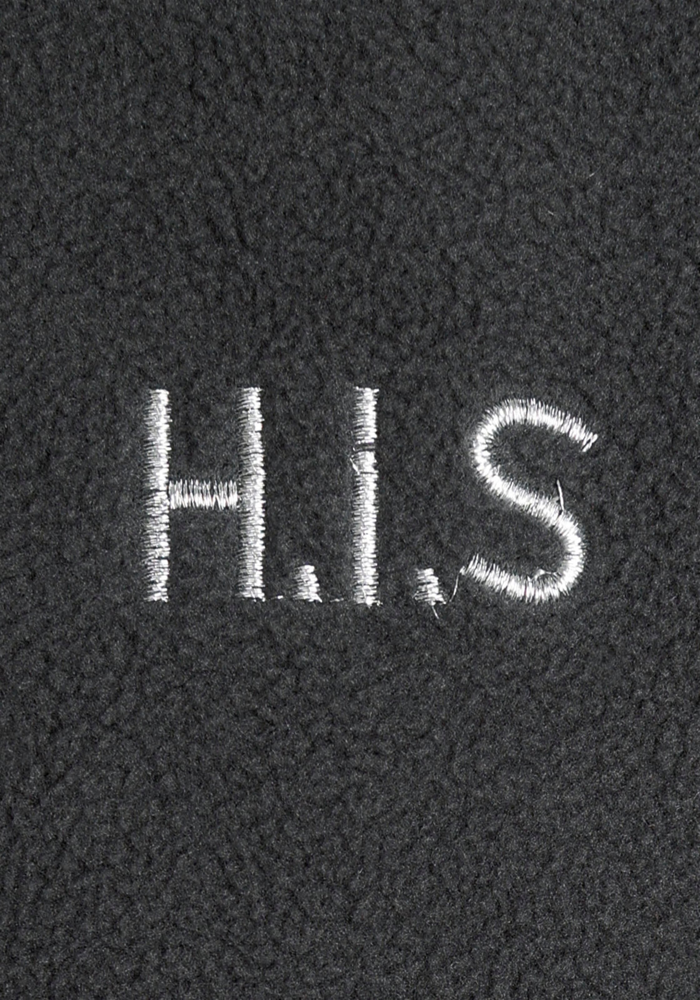 H.I.S Fleecejacke »aus recyceltem Polyester«, in großen Größen bei ♕ | Übergangsjacken