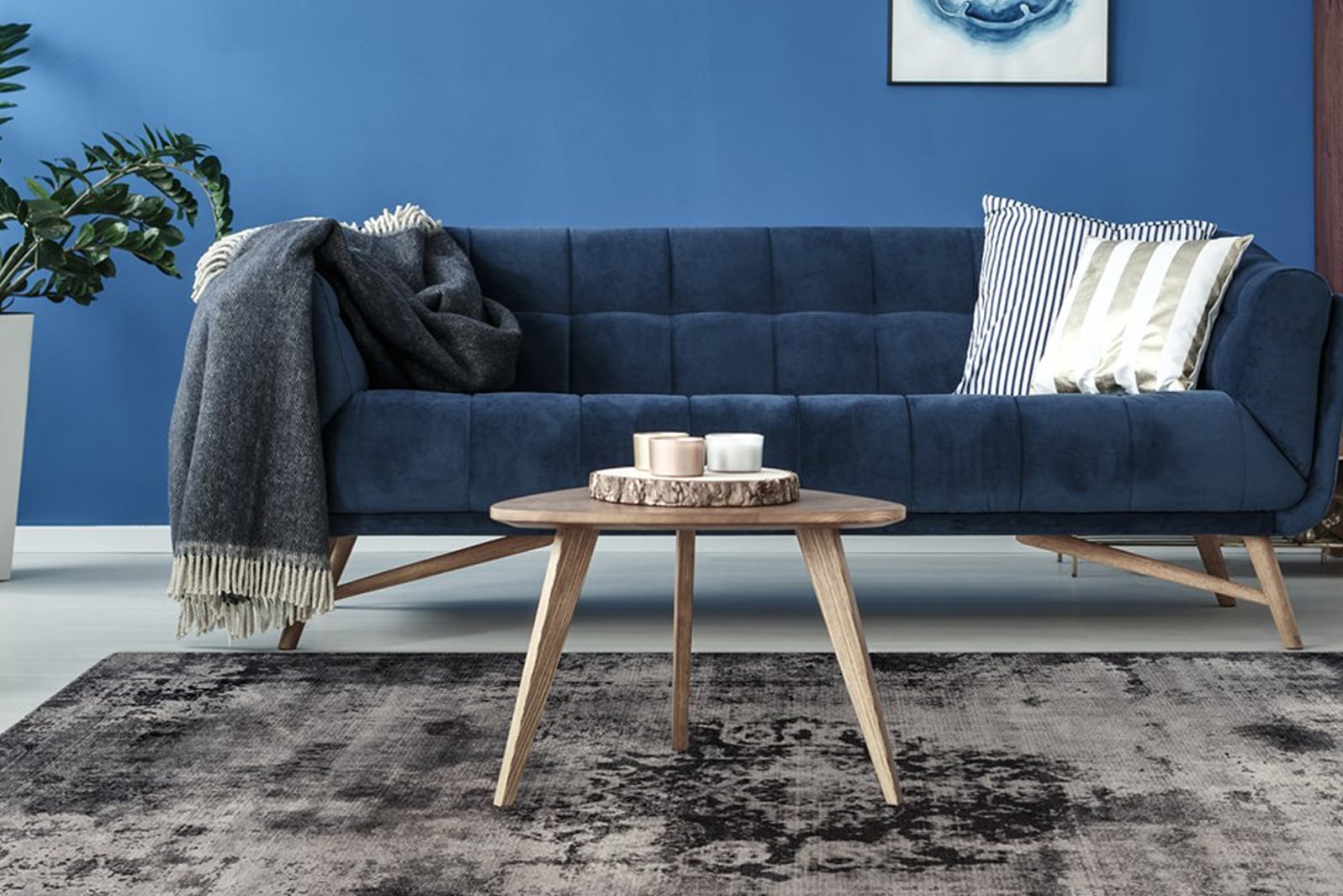 calo-deluxe Teppich »Layata 8034« rechteckig 9 mm Höhe Kurzflor, Wohnzimmer